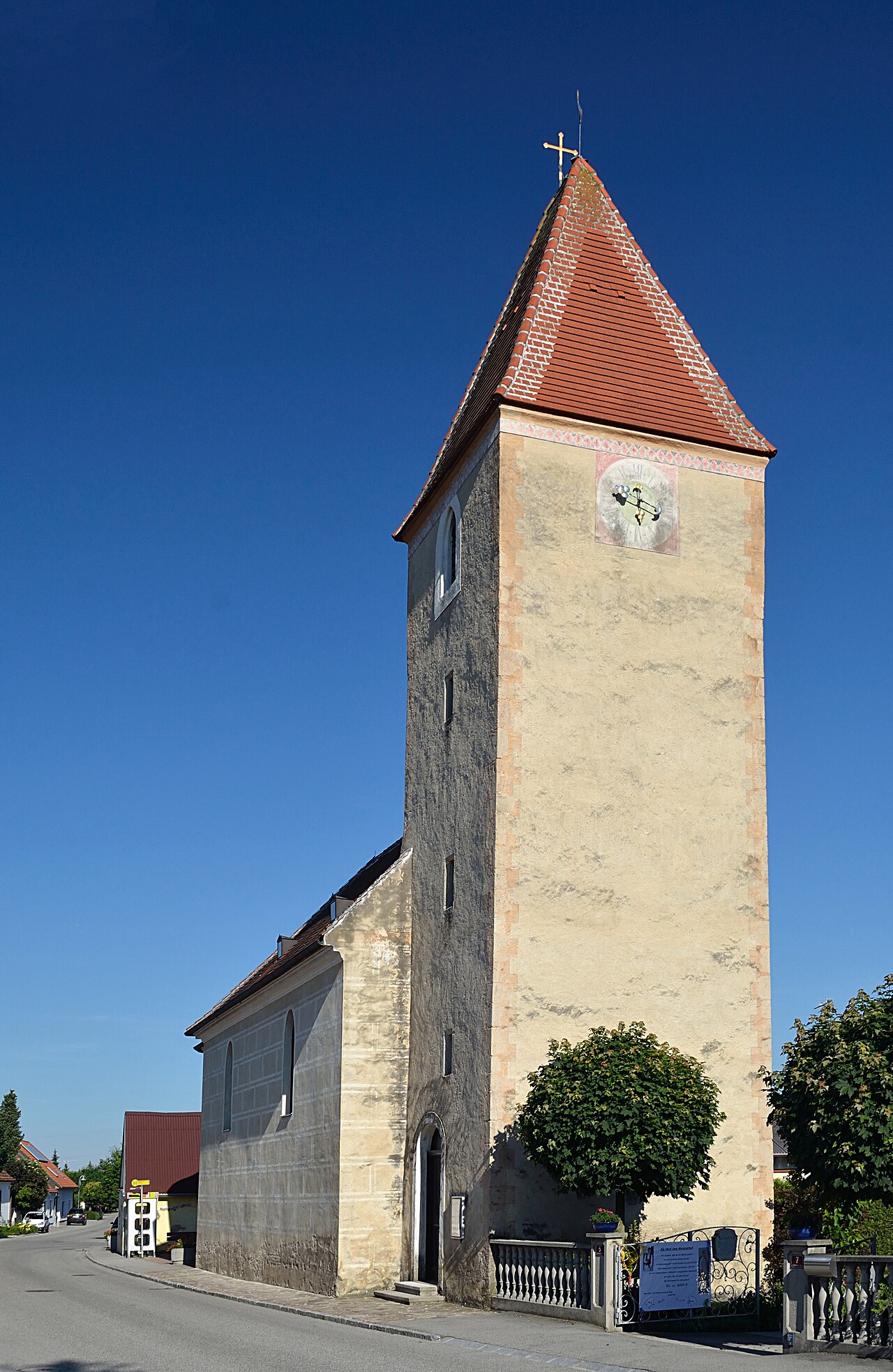 Church Saints Philippus and Jakobus, Franzhausen, municipality of Nußdorf ob der Traisen, Lower Austria