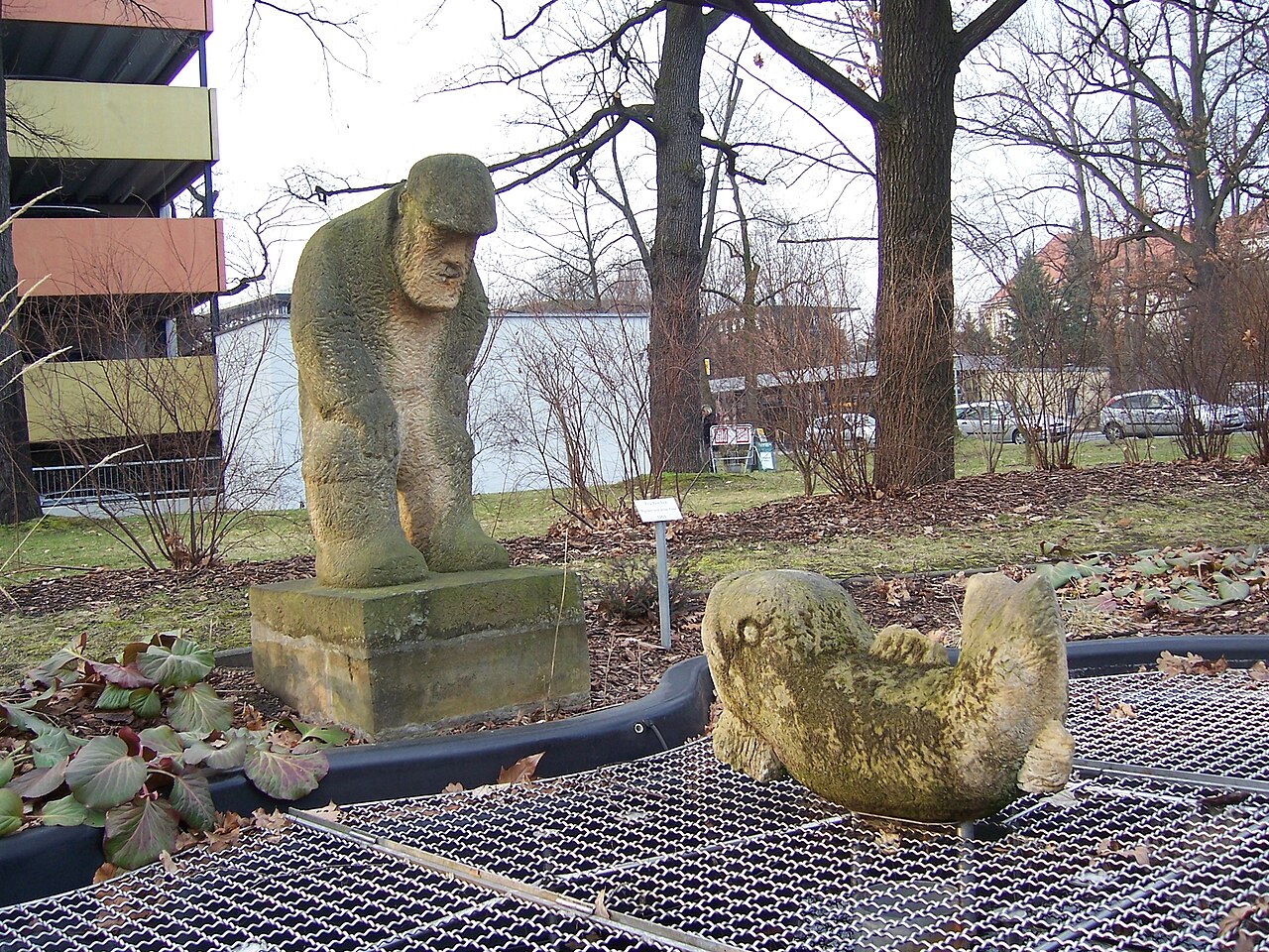 Brunnen Fischer und seine Frau von Eva Peschel (1993)