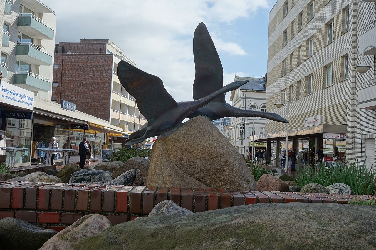Sculpture in Westerland, Sylt, Germany