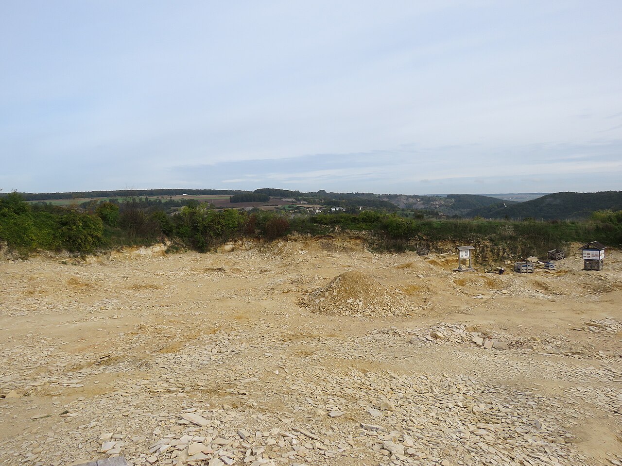 Foto von Fossiliensteinbruch