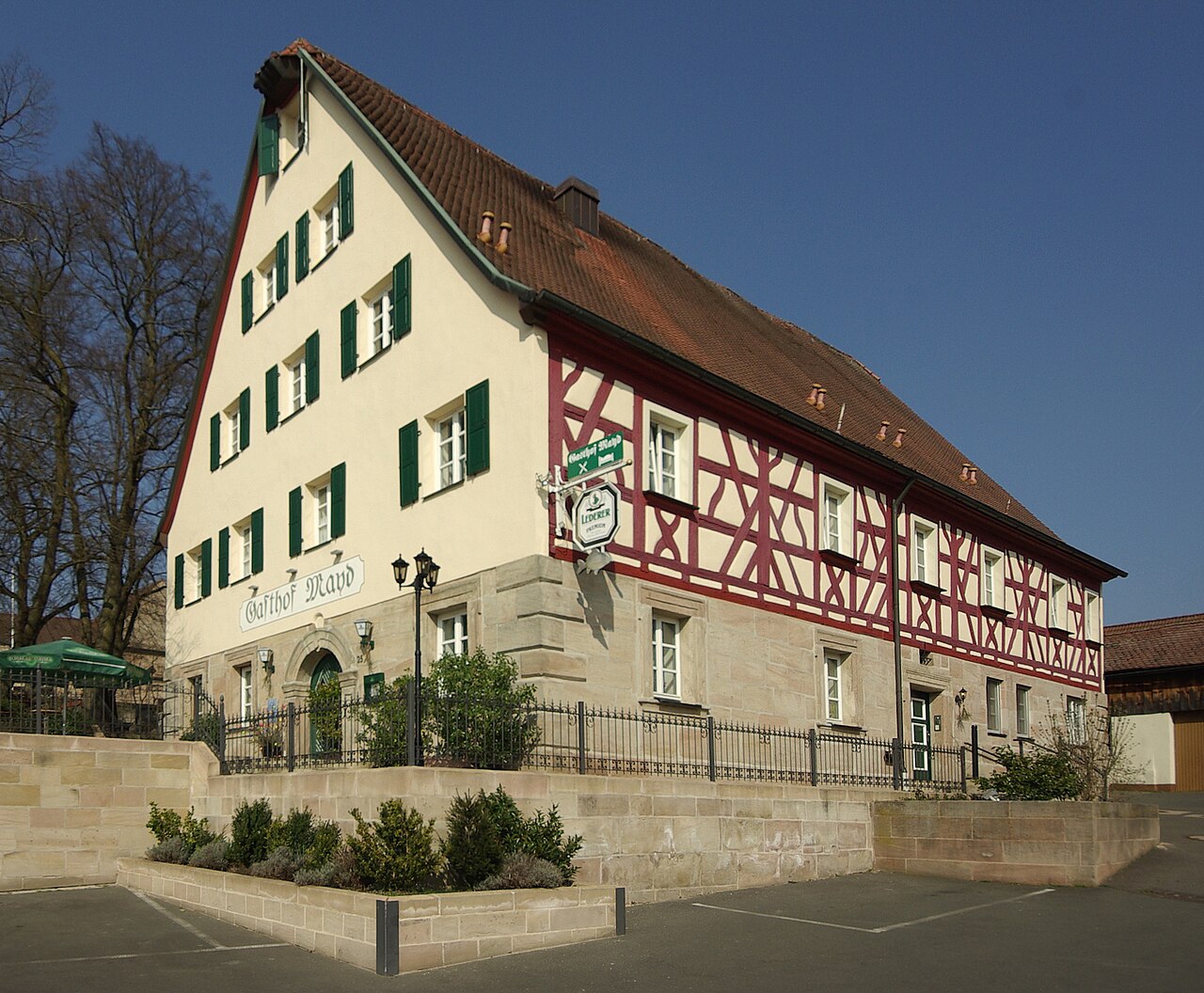 Gasthof Mayd im Erlanger Stadtteil Dechsendorf