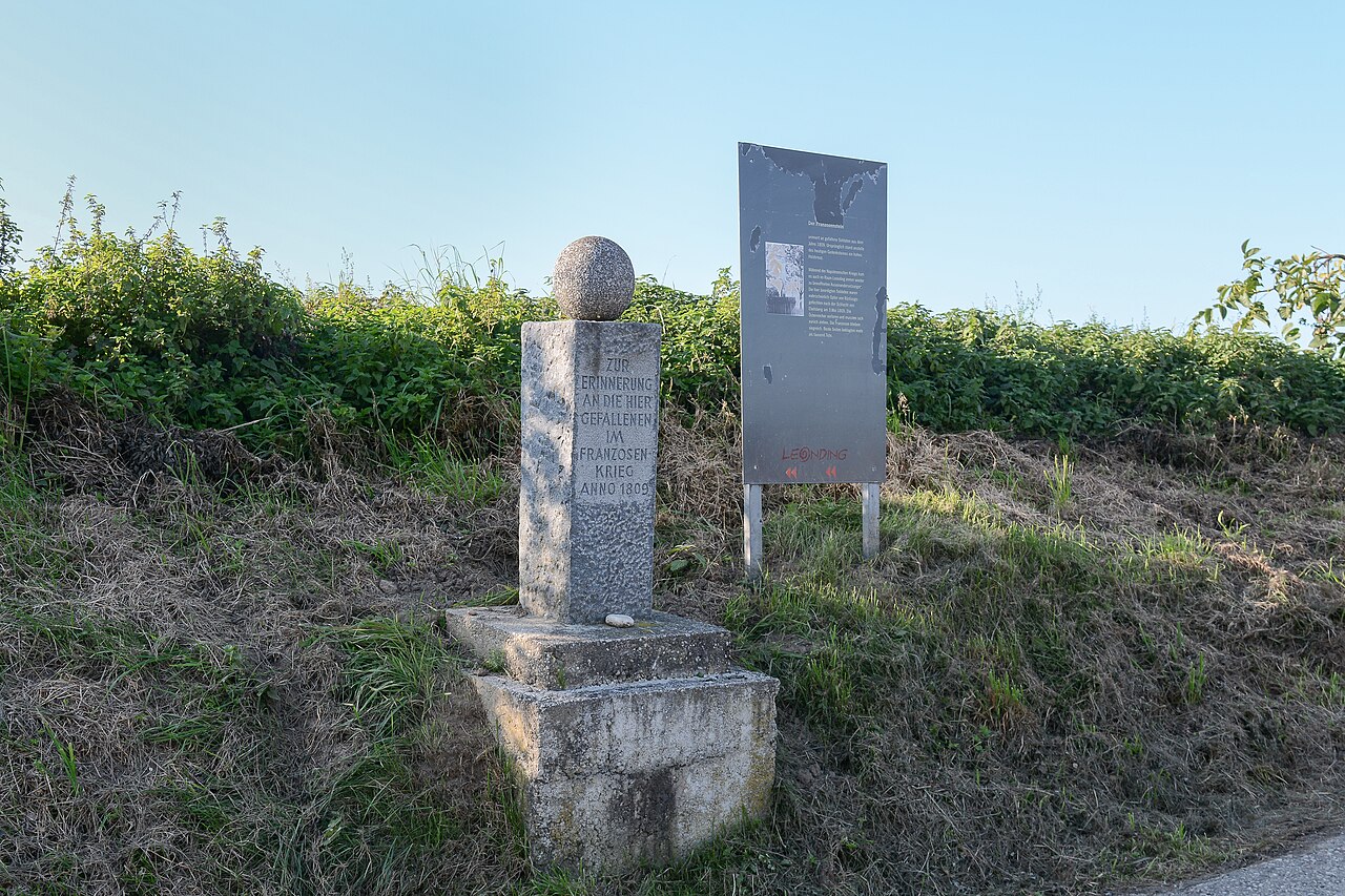 Memorial for french soldiers fallen during battles around Linz in 1809