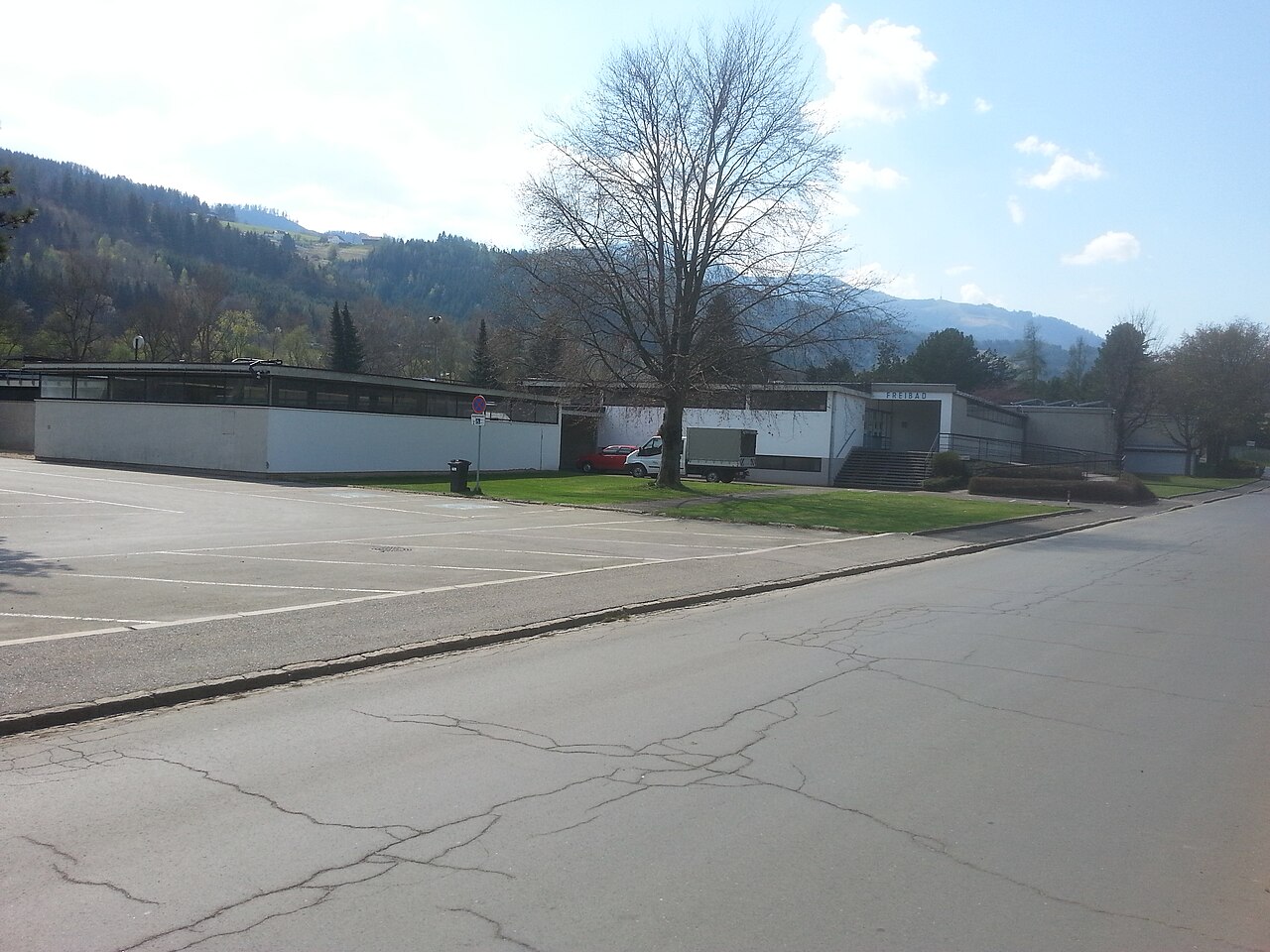 Freibad in Bruck an der Mur/Österreich