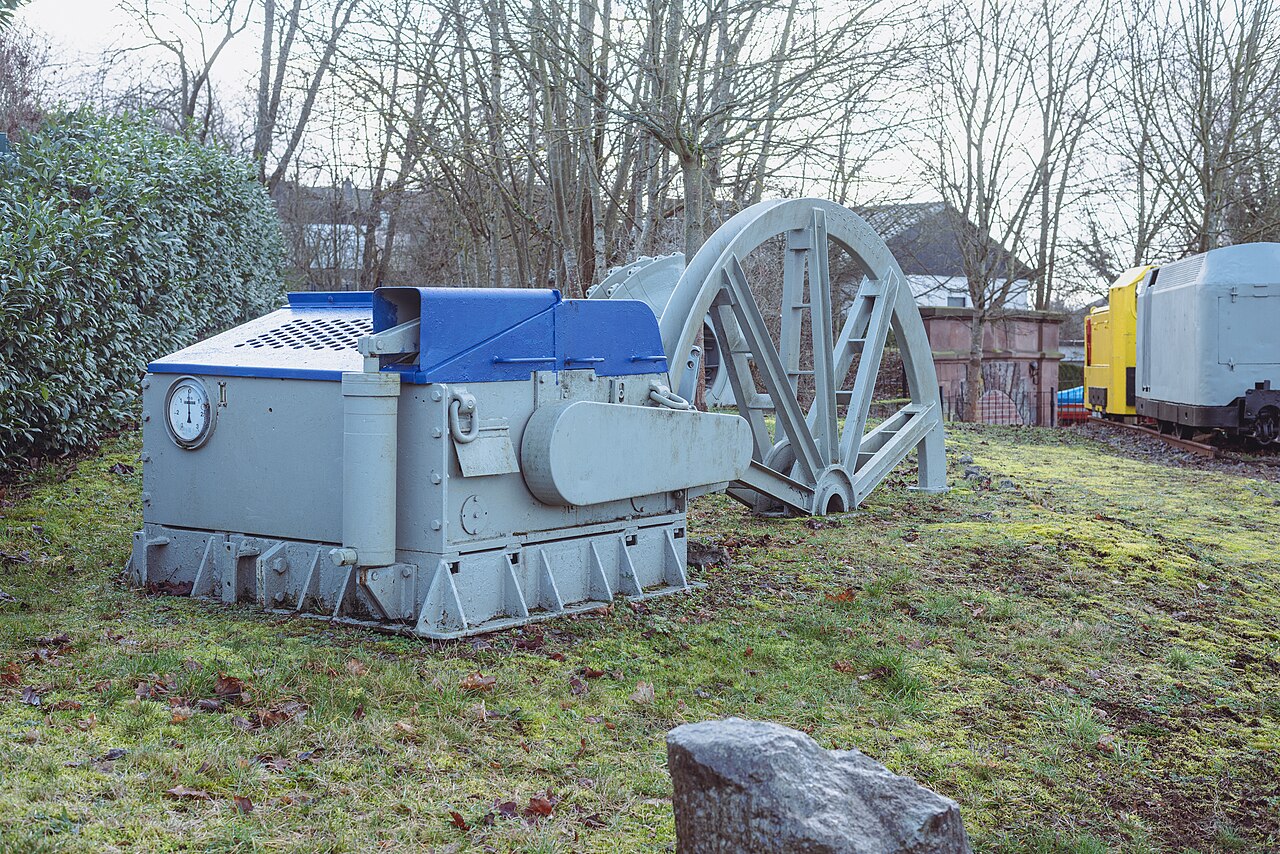 Machines at the open air museum Viktoriastollen Engelfangen