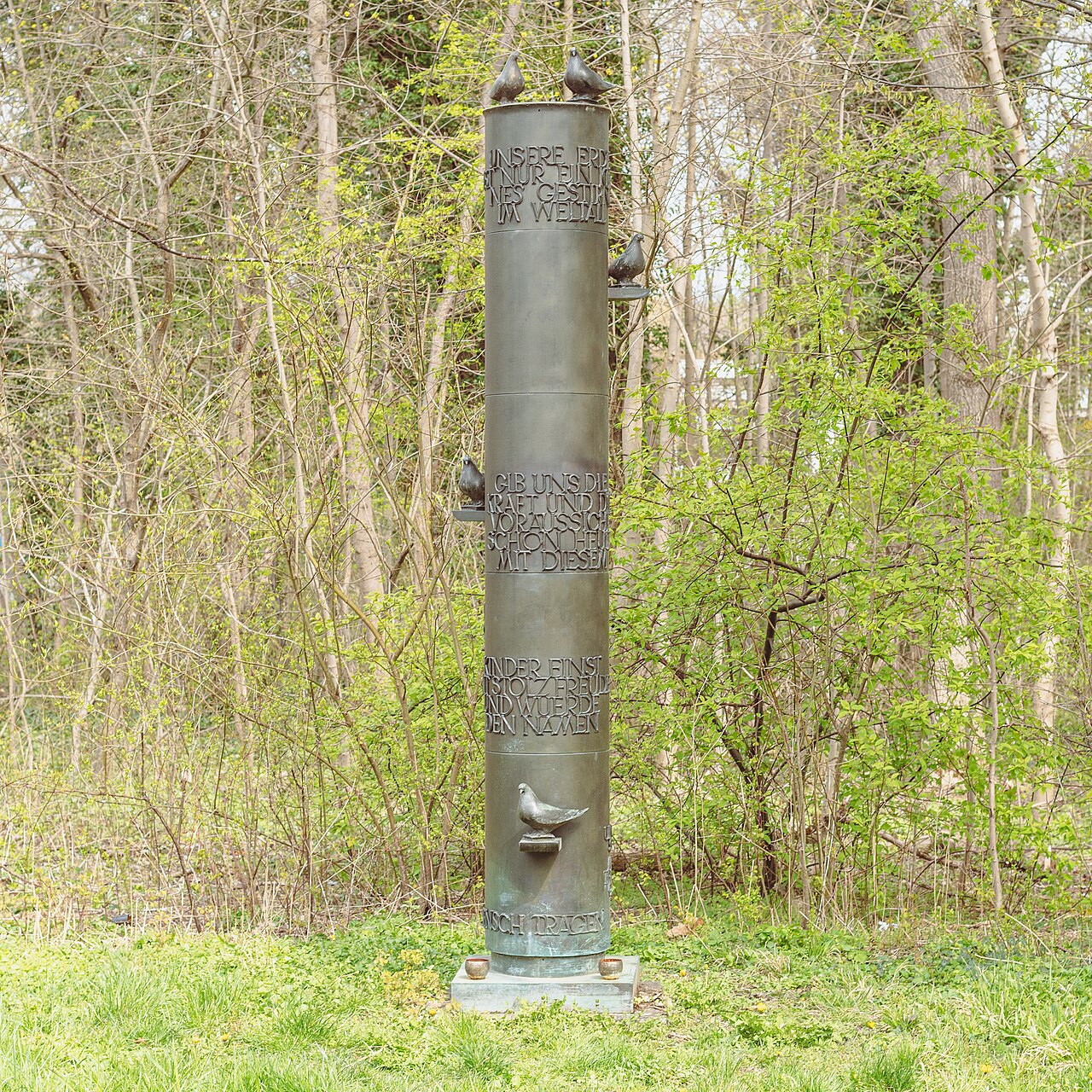 The Peace Column by Georg Brenninger in Munich-Bogenhausen