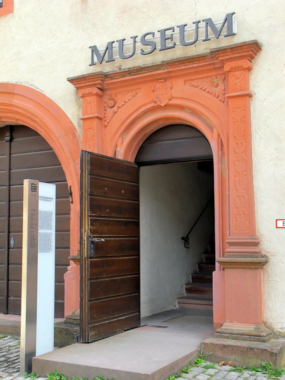 Würzburg, Fortress "Marienberg", Historic Library, Entry to the Museum