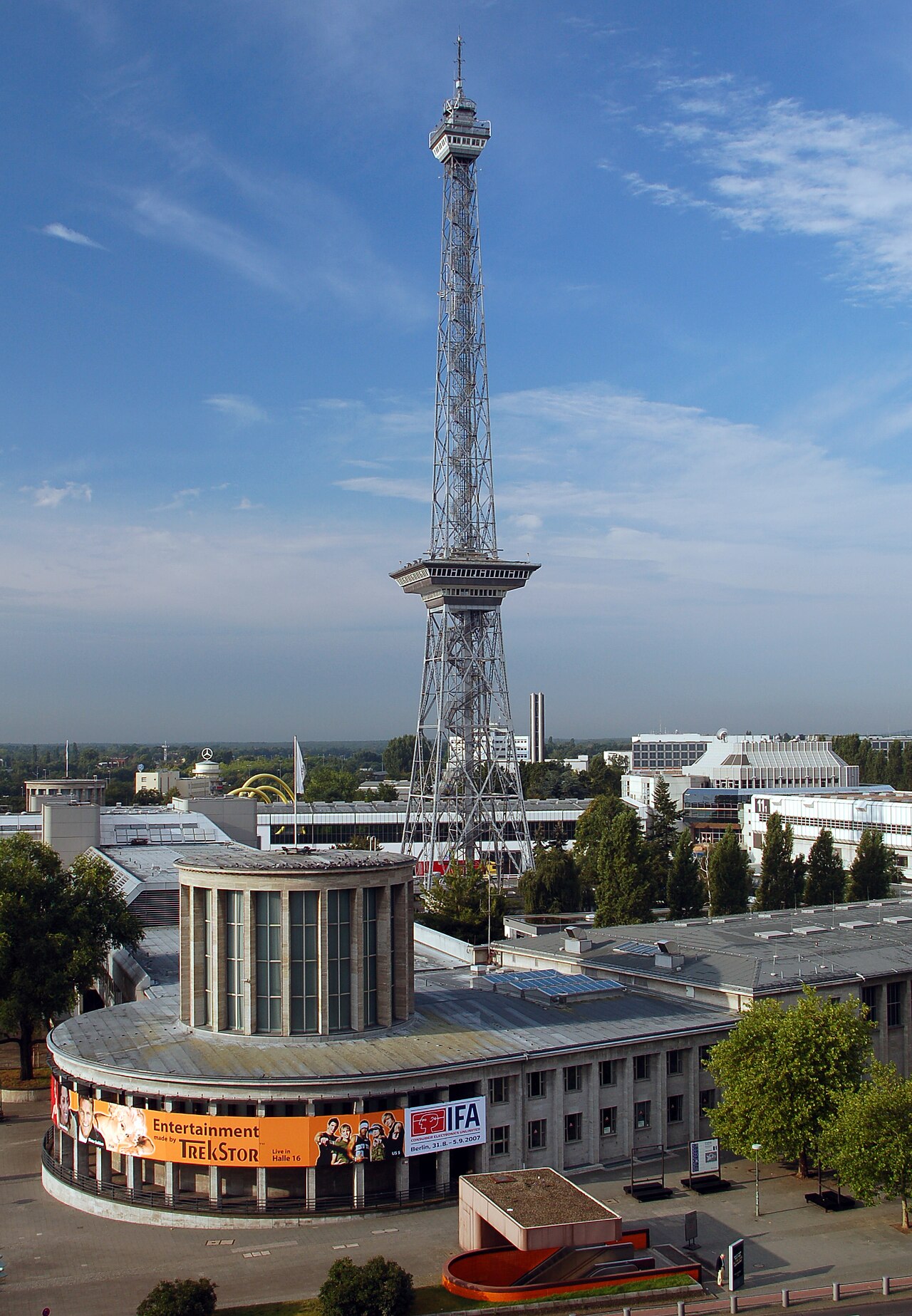 Berliner Funkturm and fair ground