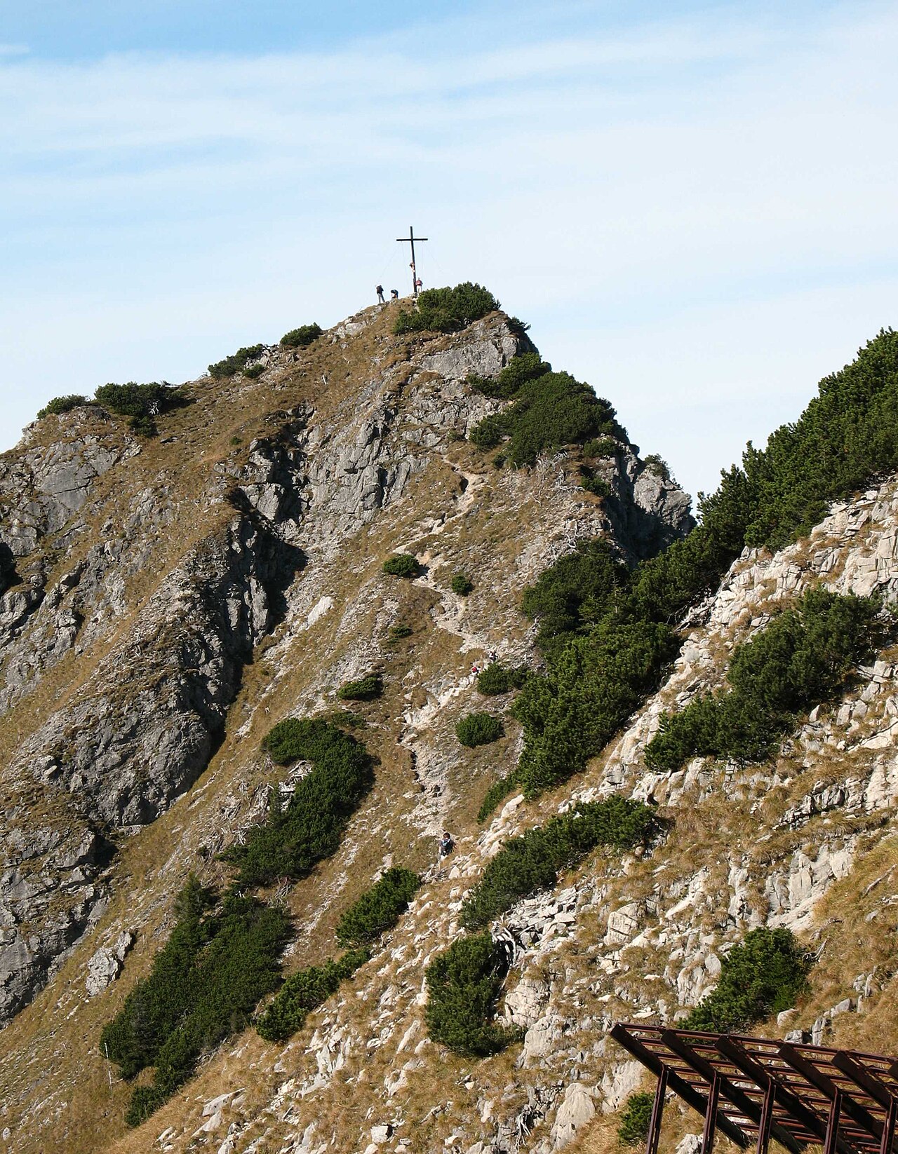 Blick auf das Gaisalphorn (1953 m), SO-Seite, vom Geißfuß aus