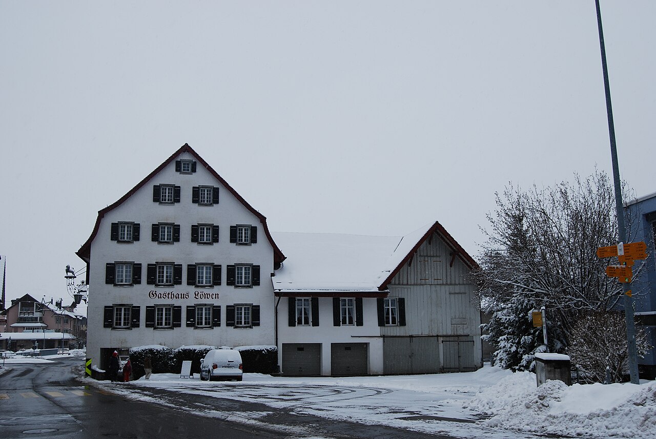 Gasthaus Löwen at Tuggen, canton of Schwyz, Switzerland