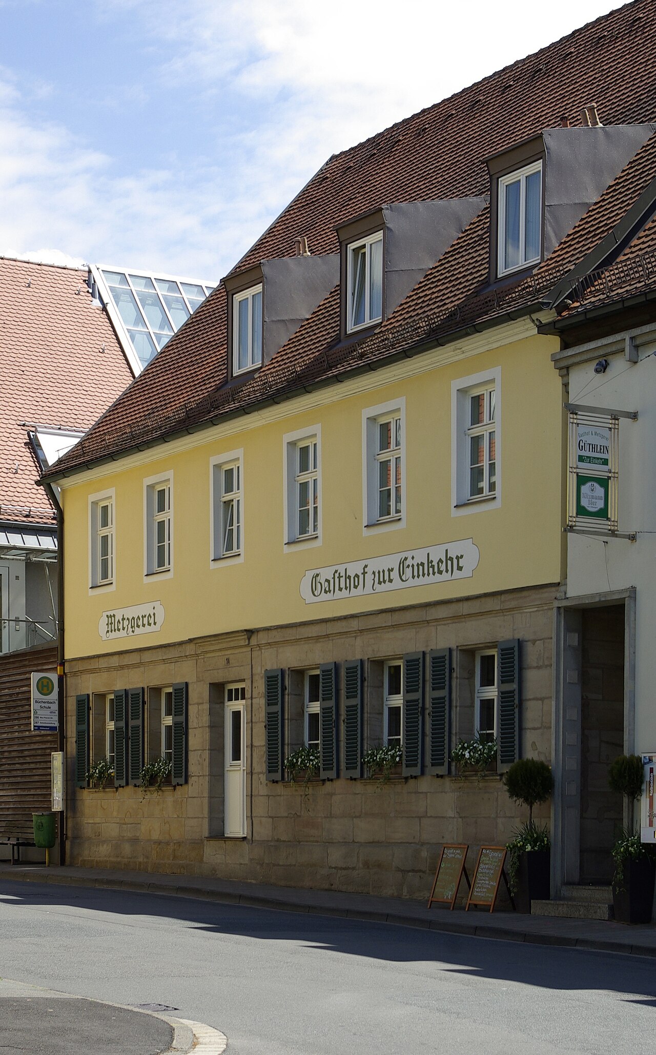 Gasthof Zur Einkehr (Dorfstraße 14) im Erlanger Stadtteil Büchenbach