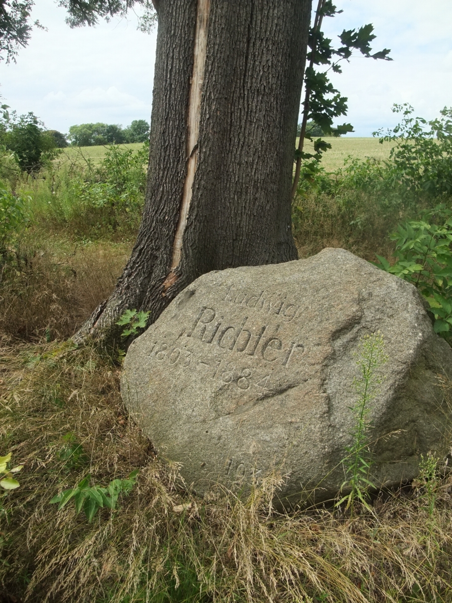 memorial for painter Ludwig Richter in Seifersdorf Valley, Saxony