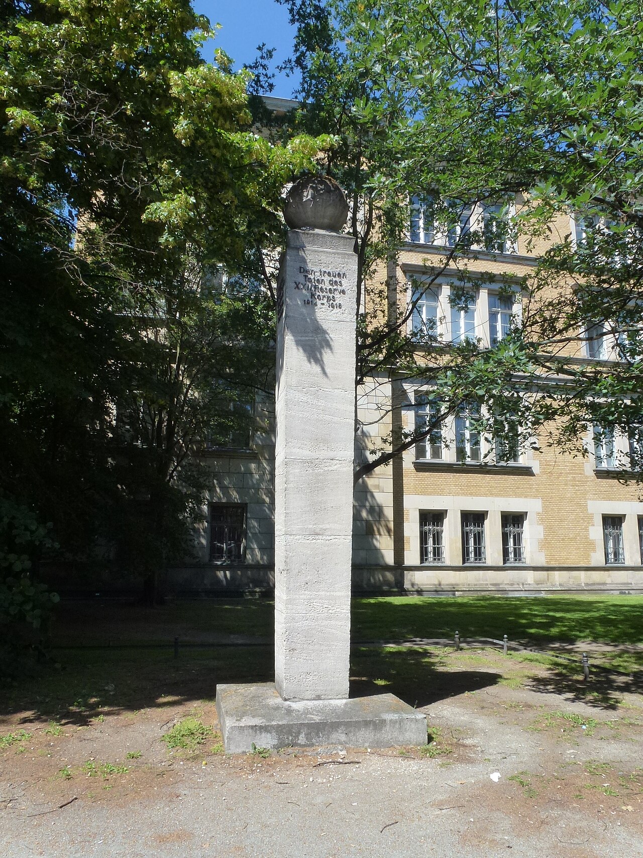 Berlin-Wilmersdorf Bundesallee Gedenkstele XXII