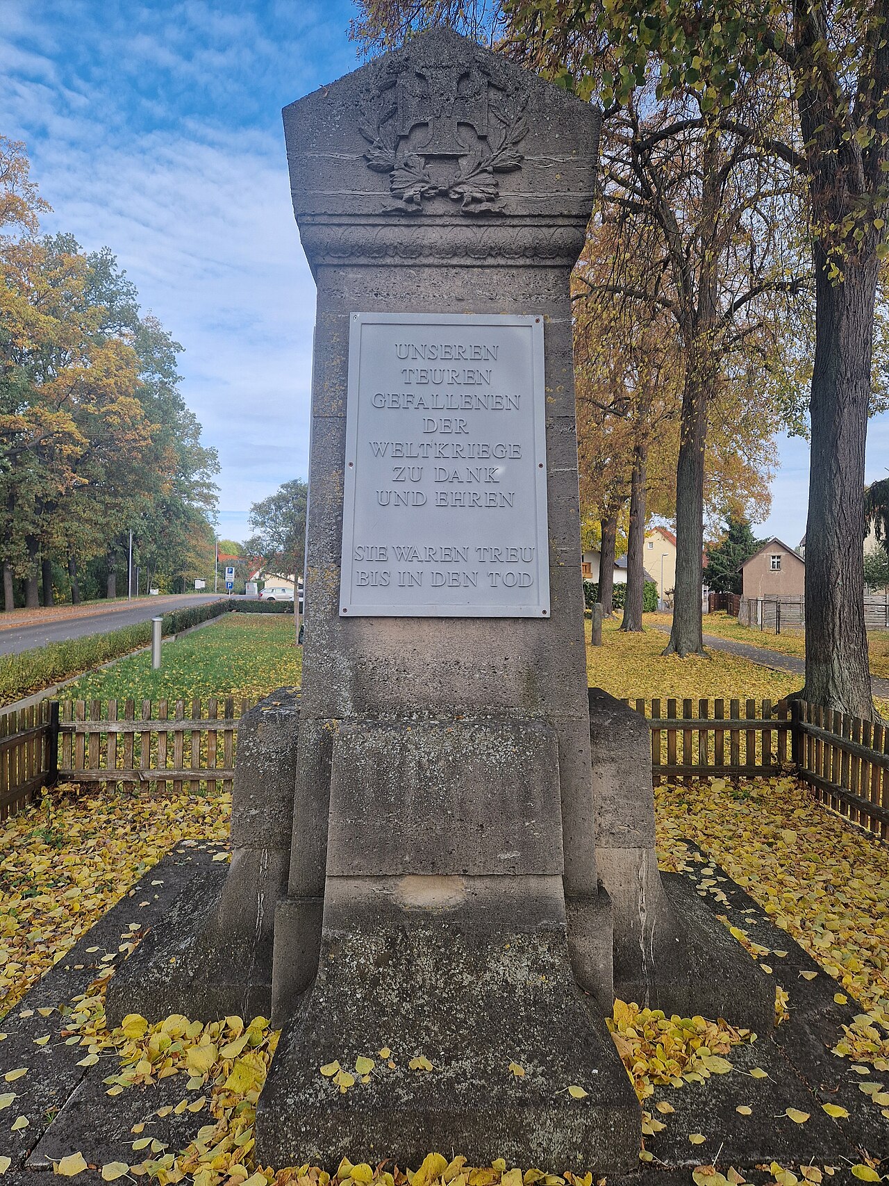 Kriegerdenkmal Wechmar in Thüringen