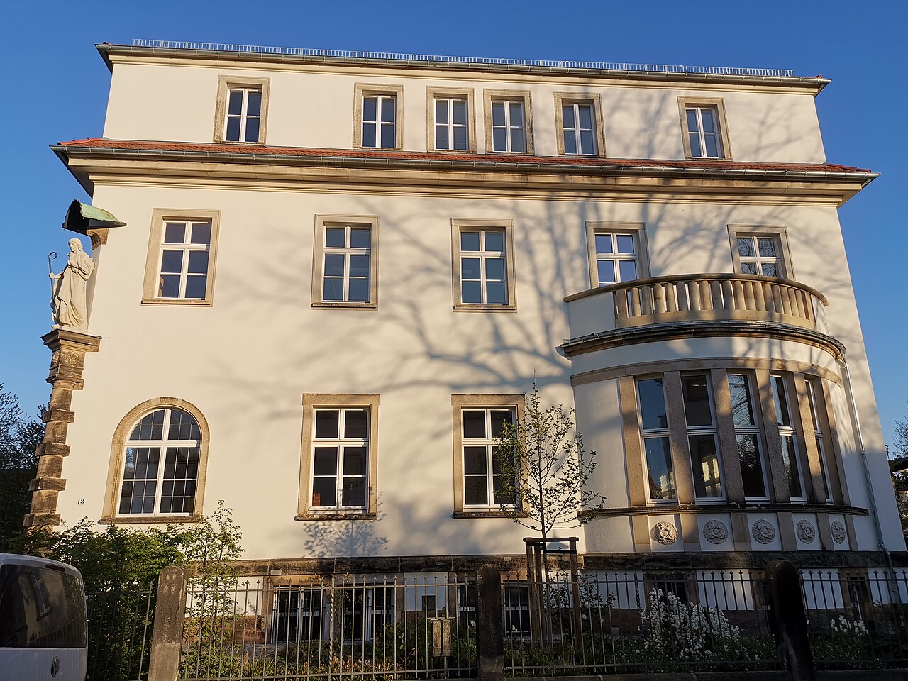 Pfarrhaus in der Sebastian-Bach-Straße 13 in Dresden