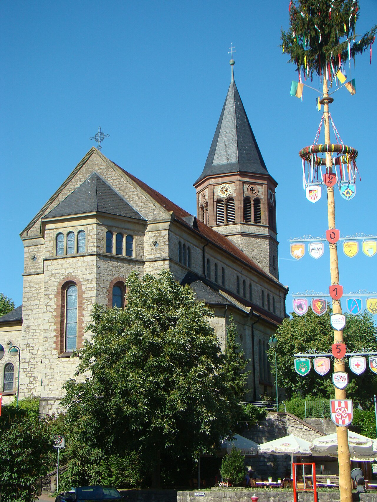 Alte Kilianskirche in Assamstadt (heute Gemeindezentrum)