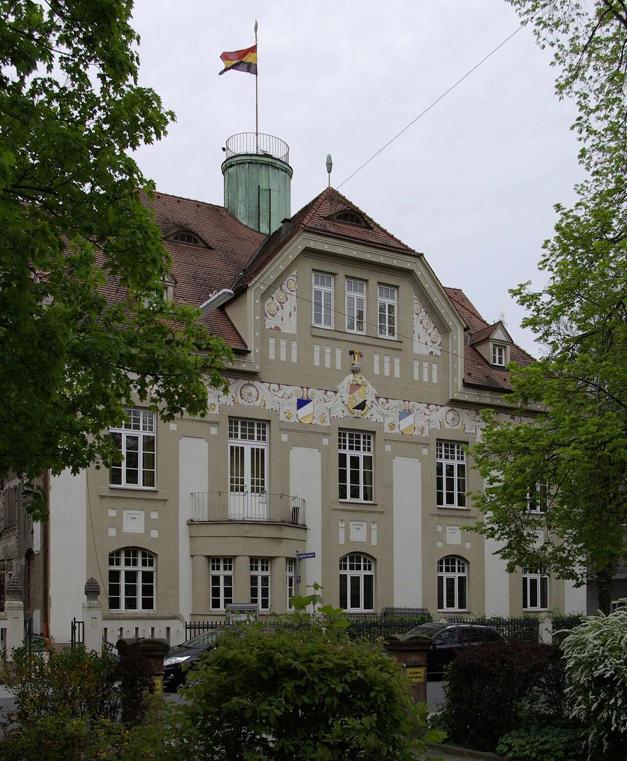 Germanenhaus der Burschenschaft Germania Erlangen in der dortigen Universitätsstraße