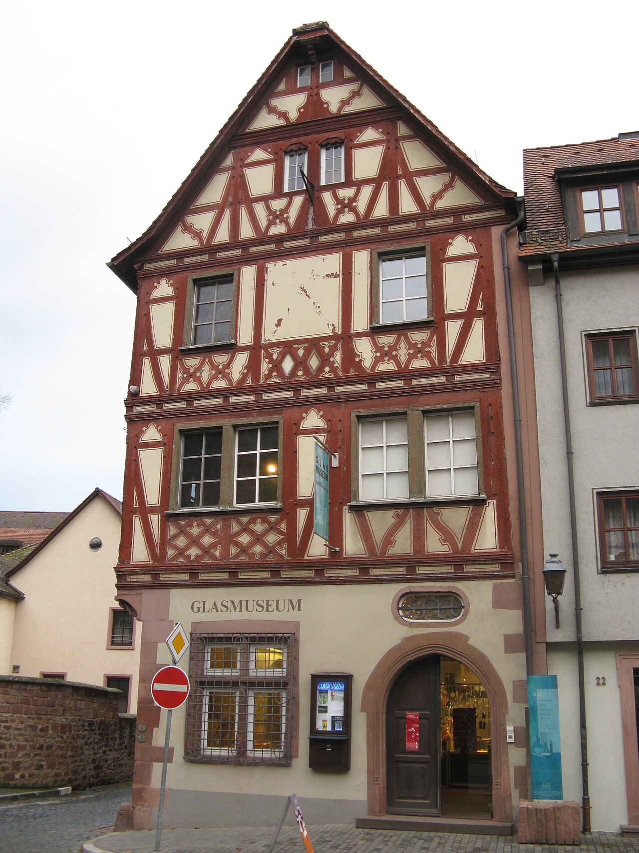 Wertheim Glass Museum, building (dated 1577)