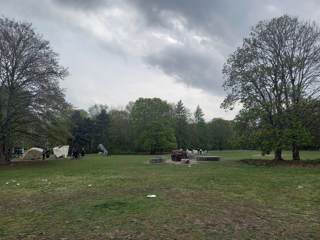 Spaziergang durch den großen Tiergarten