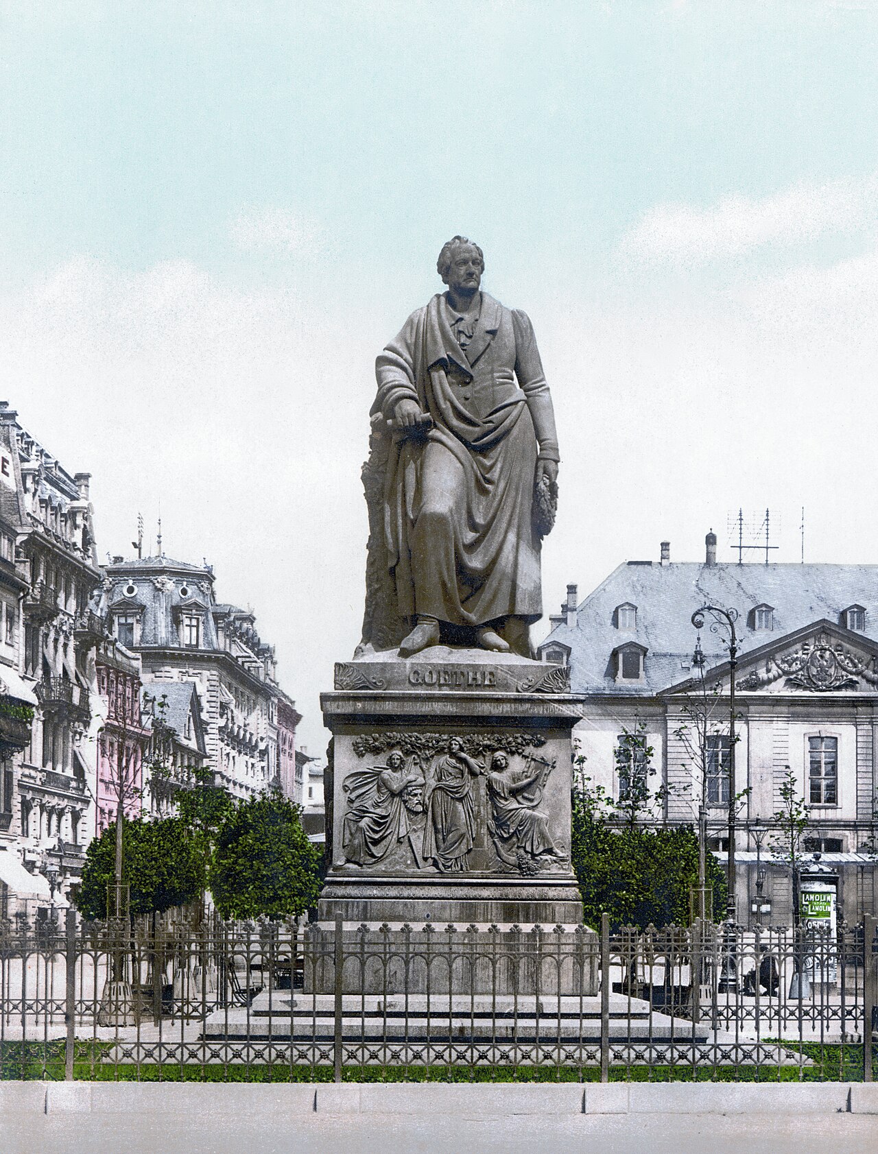 Goethedenkmal in Frankfurt von Ludwig Michael Schwanthaler