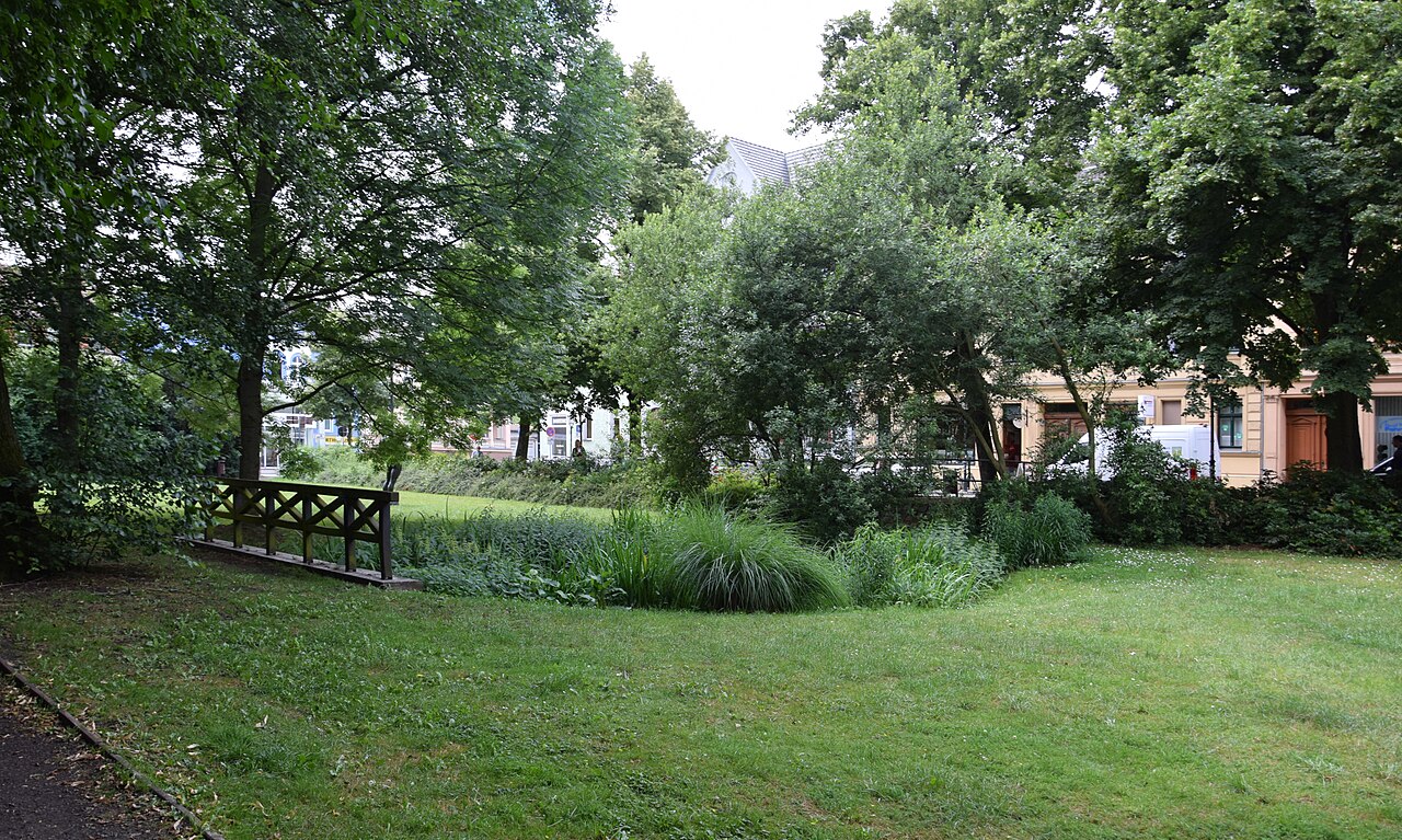 Goethepark in Bernau bei Berlin, Brandenburg, Germany