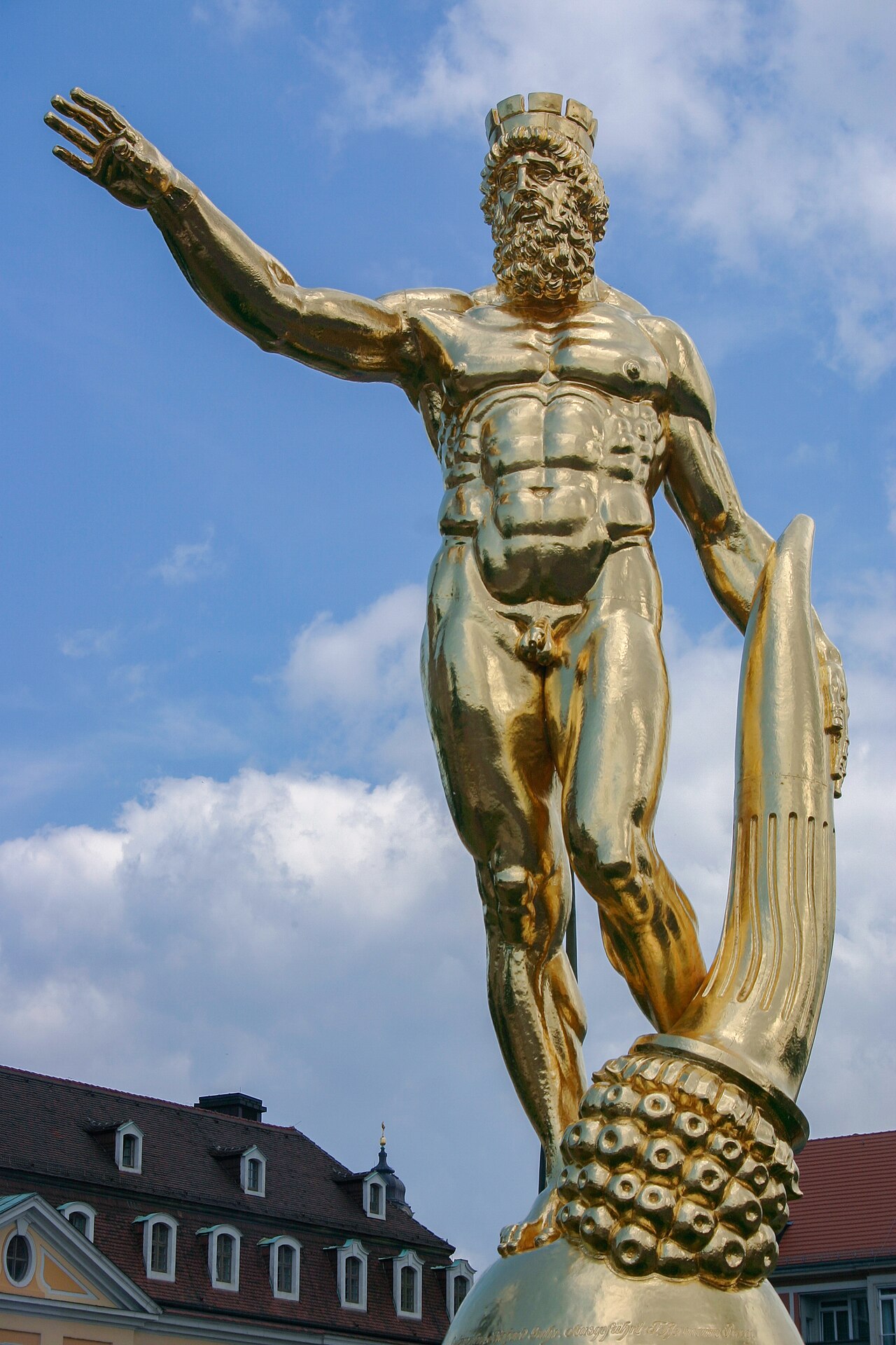 Foto von Goldener Rathausmann