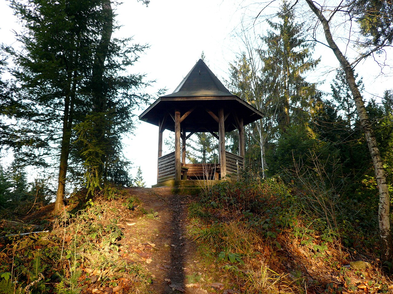 Goldkopf, a mountain in Odenwald near Weinheim