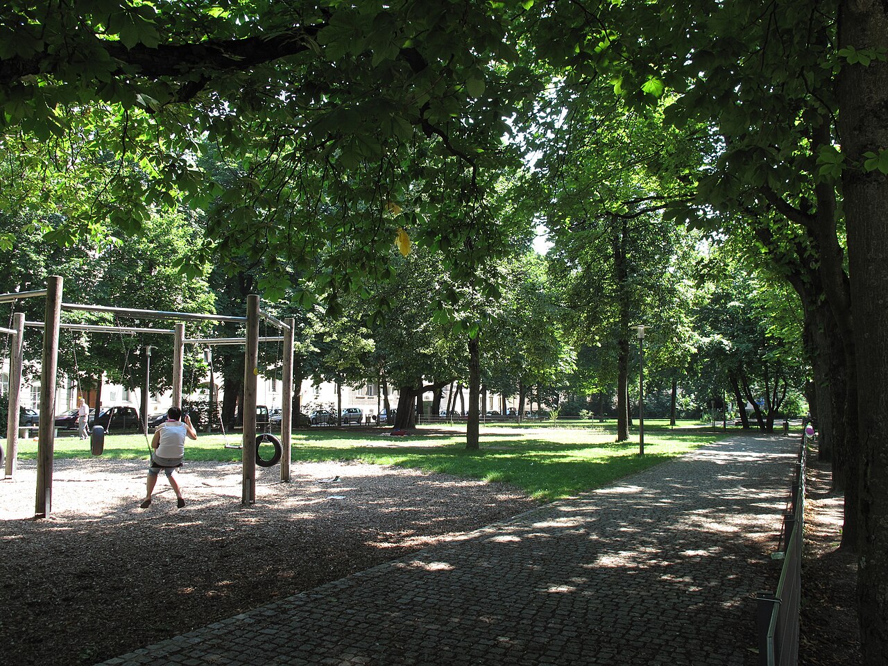 The Gollierplatz in Munich, Westend