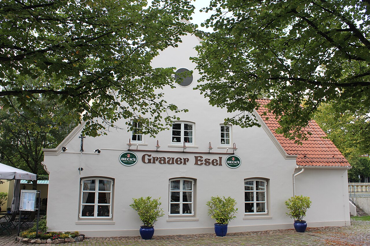 Gaststätte Grauer Esel in Bremen, Am Vegesacker Hafen 10