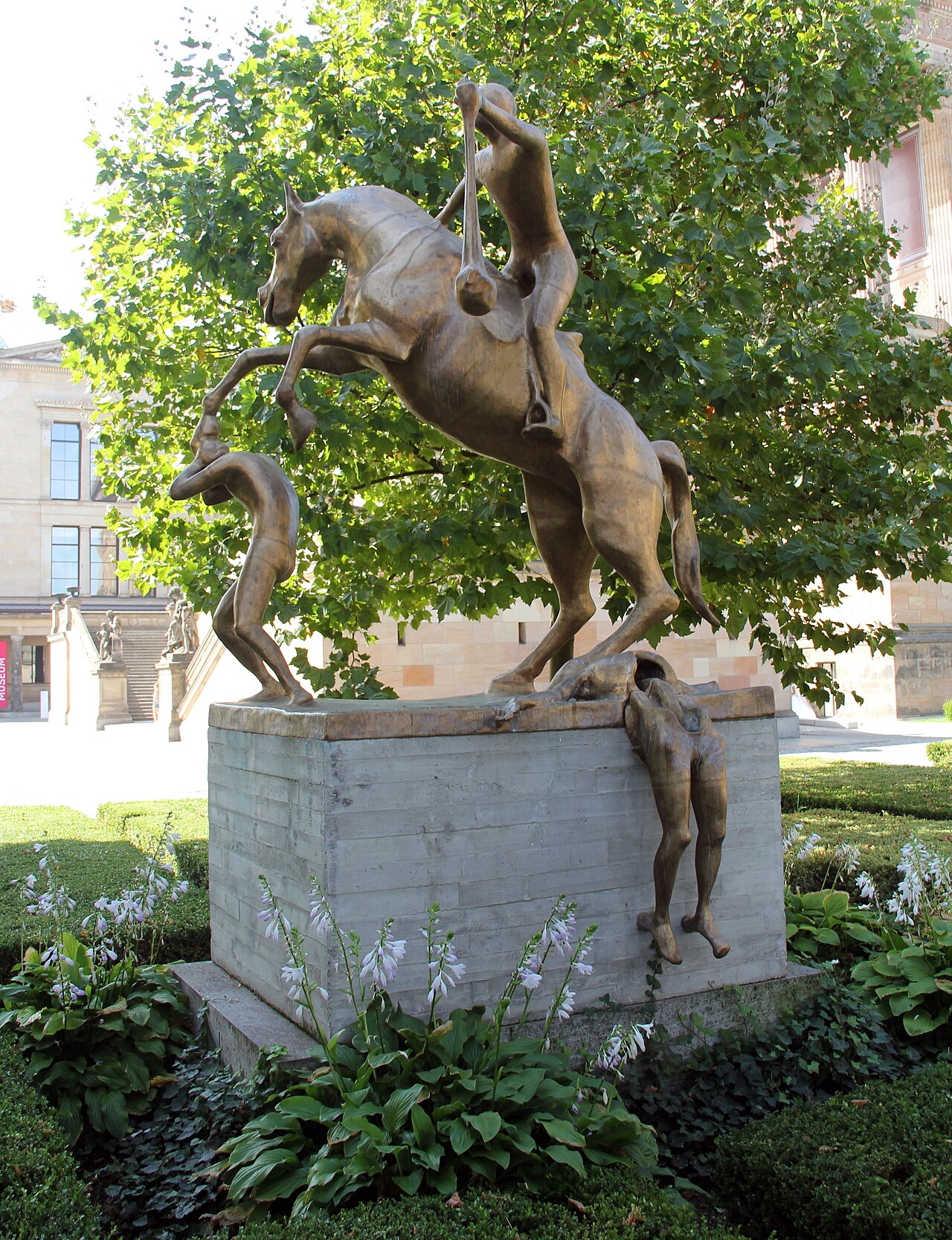 Sculpture, " The Monument " by Atelier van Lieshout , 2015, Bodestraße 1-3, Berlin-Mitte , Germany