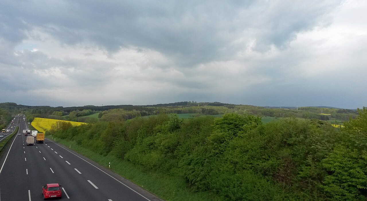 Grosser Staufenberg, Naturpark Muenden, Lower Saxony, Germany