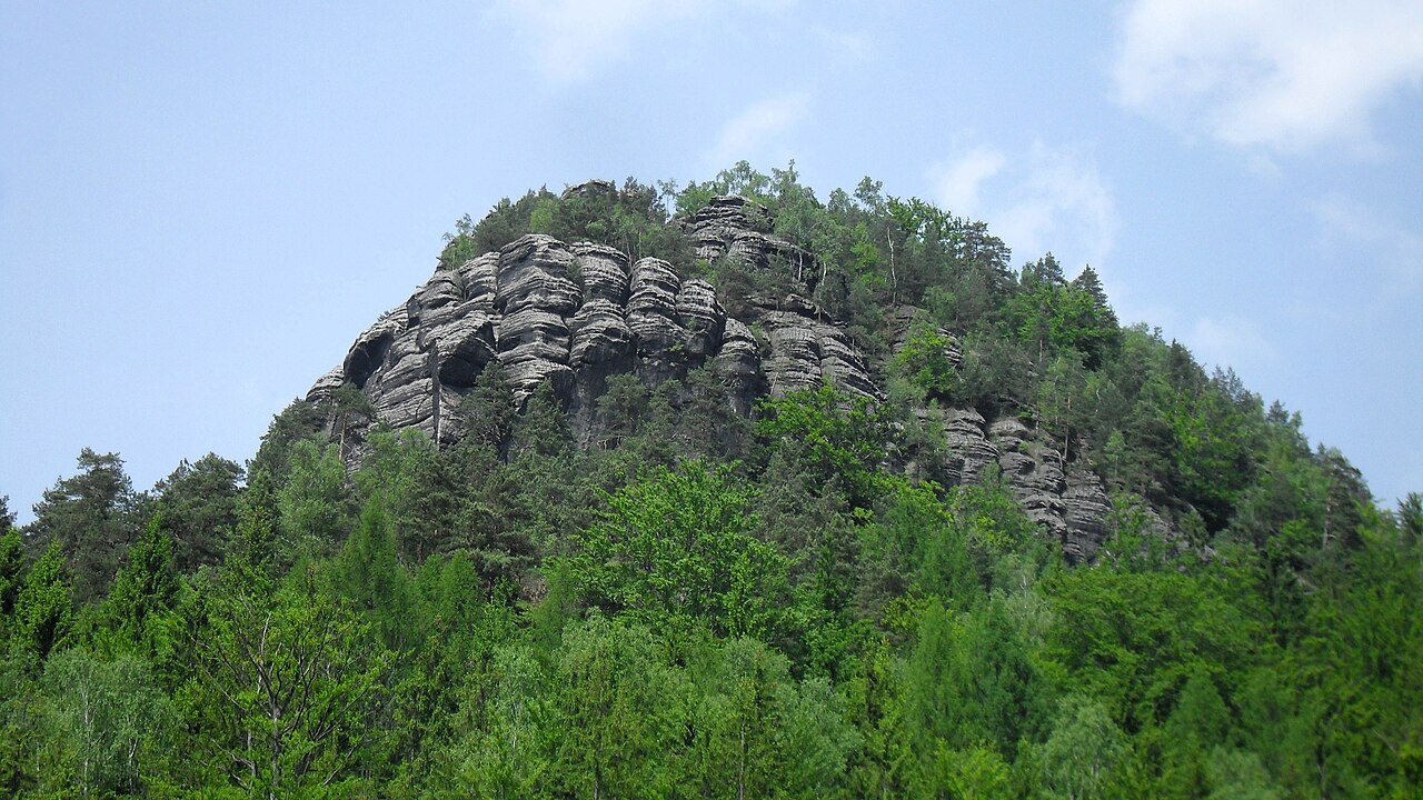 The Teichstein at Großer Zschand from South
