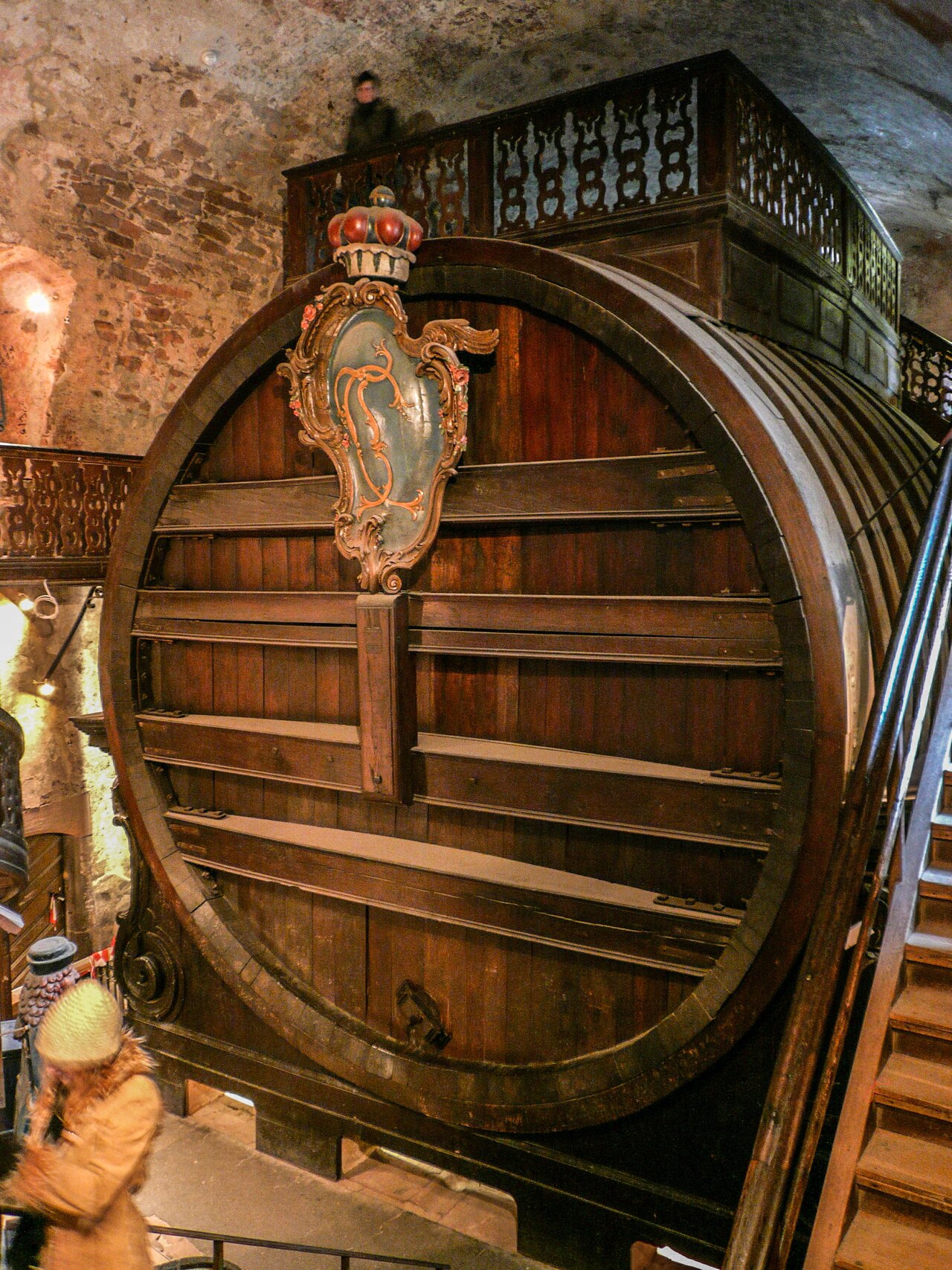 Big wine tun at Heidelberg castle
