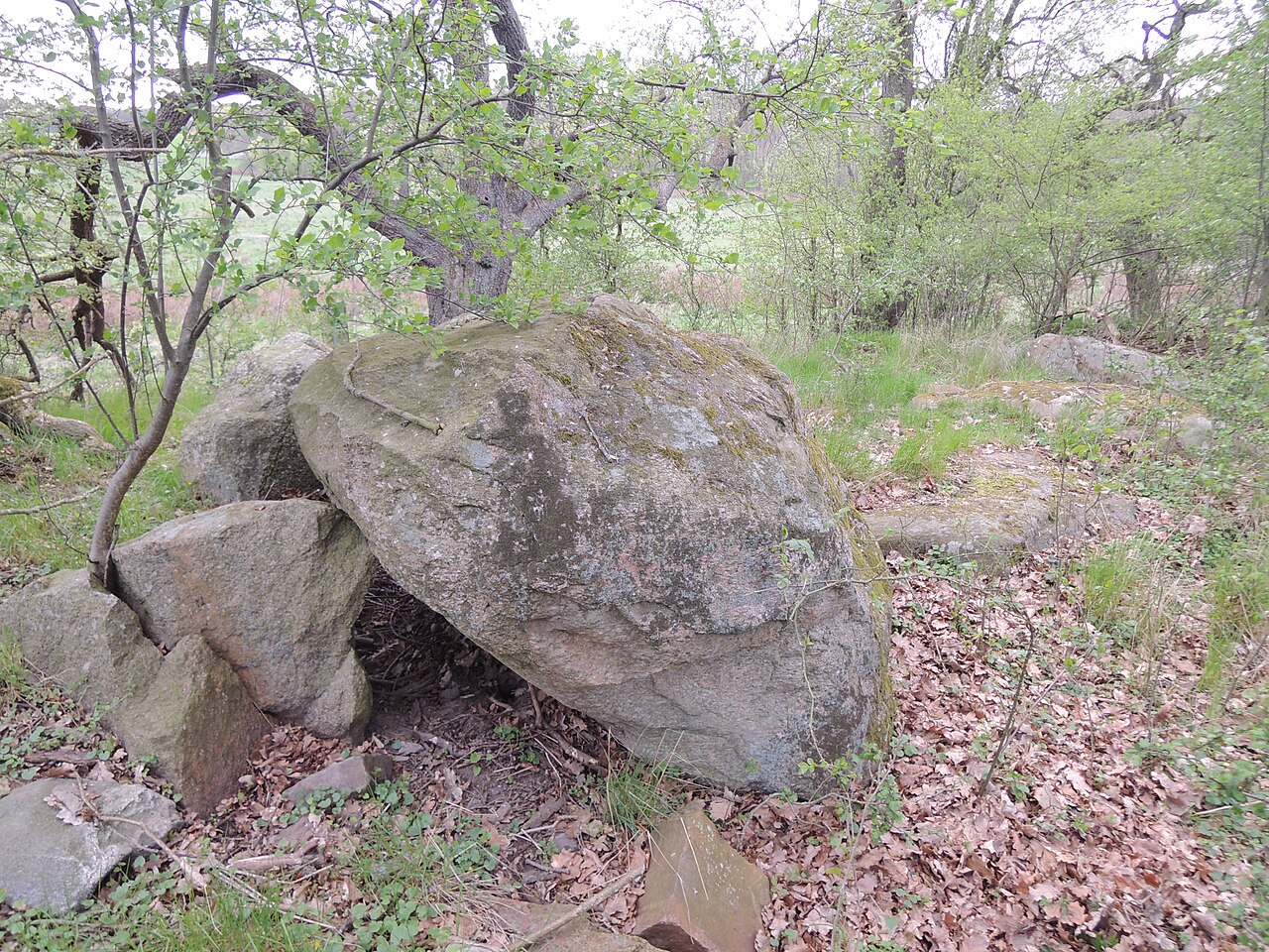 The megalithic tomb Carlshof in Germany