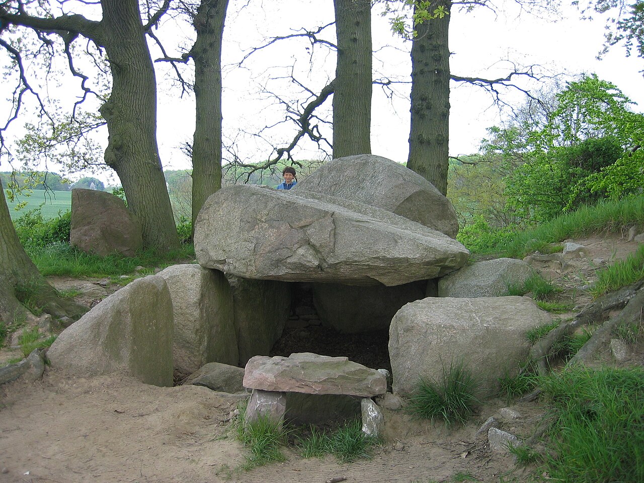 Tomb of the giants dolmen giant stones sacred place Germany