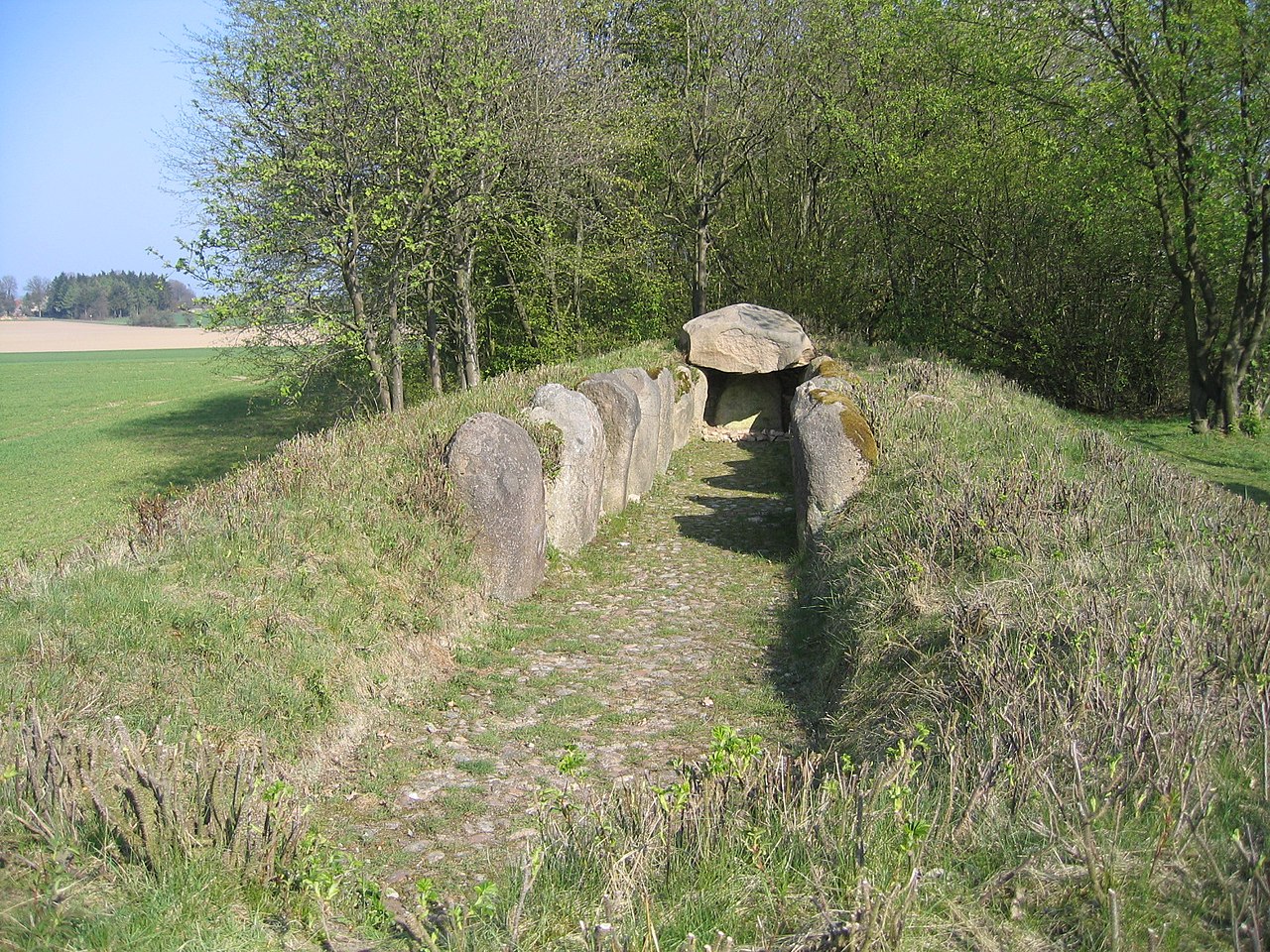 End view of the Dolmen near Dohnsen