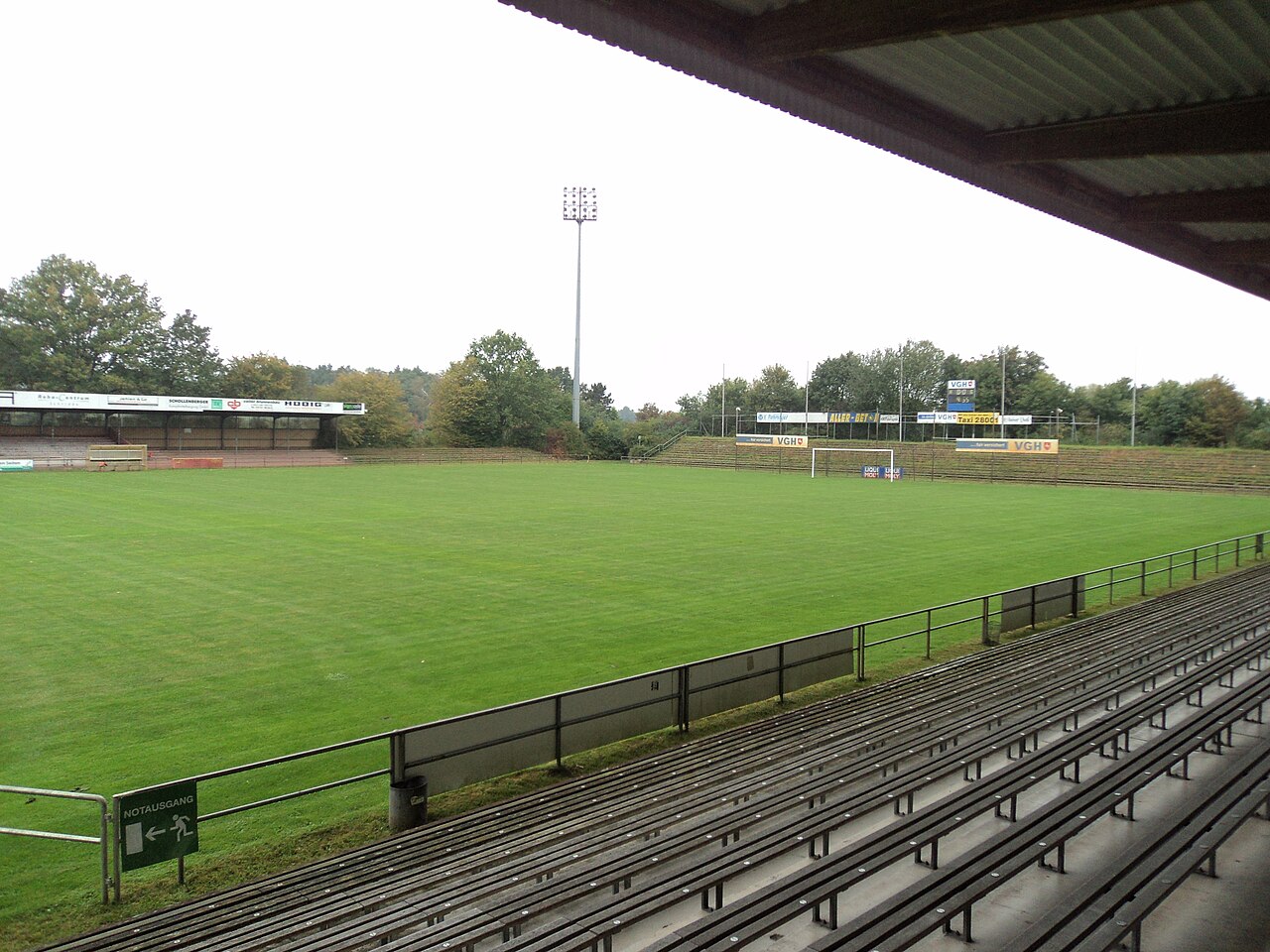 Blick von der Haupttribüne