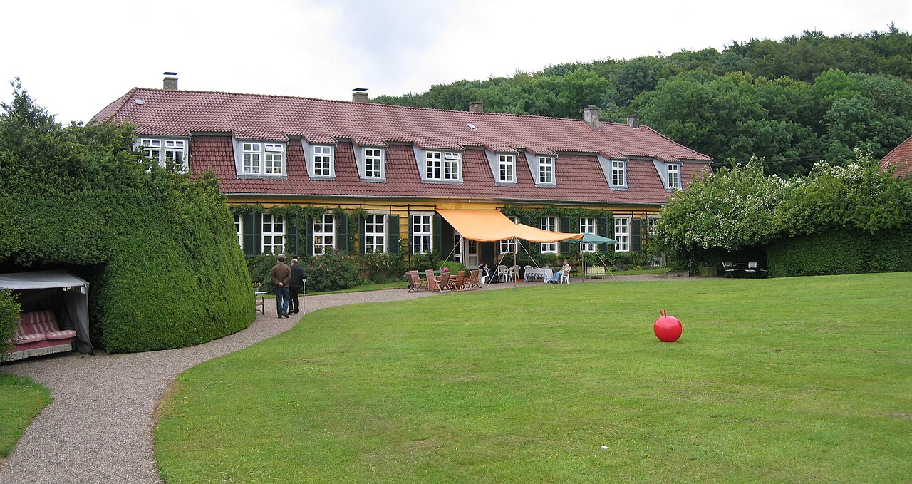 Obernfelde Manor in Lübbecke , District of Minden-Lübbecke , North Rhine-Westphalia , Germany