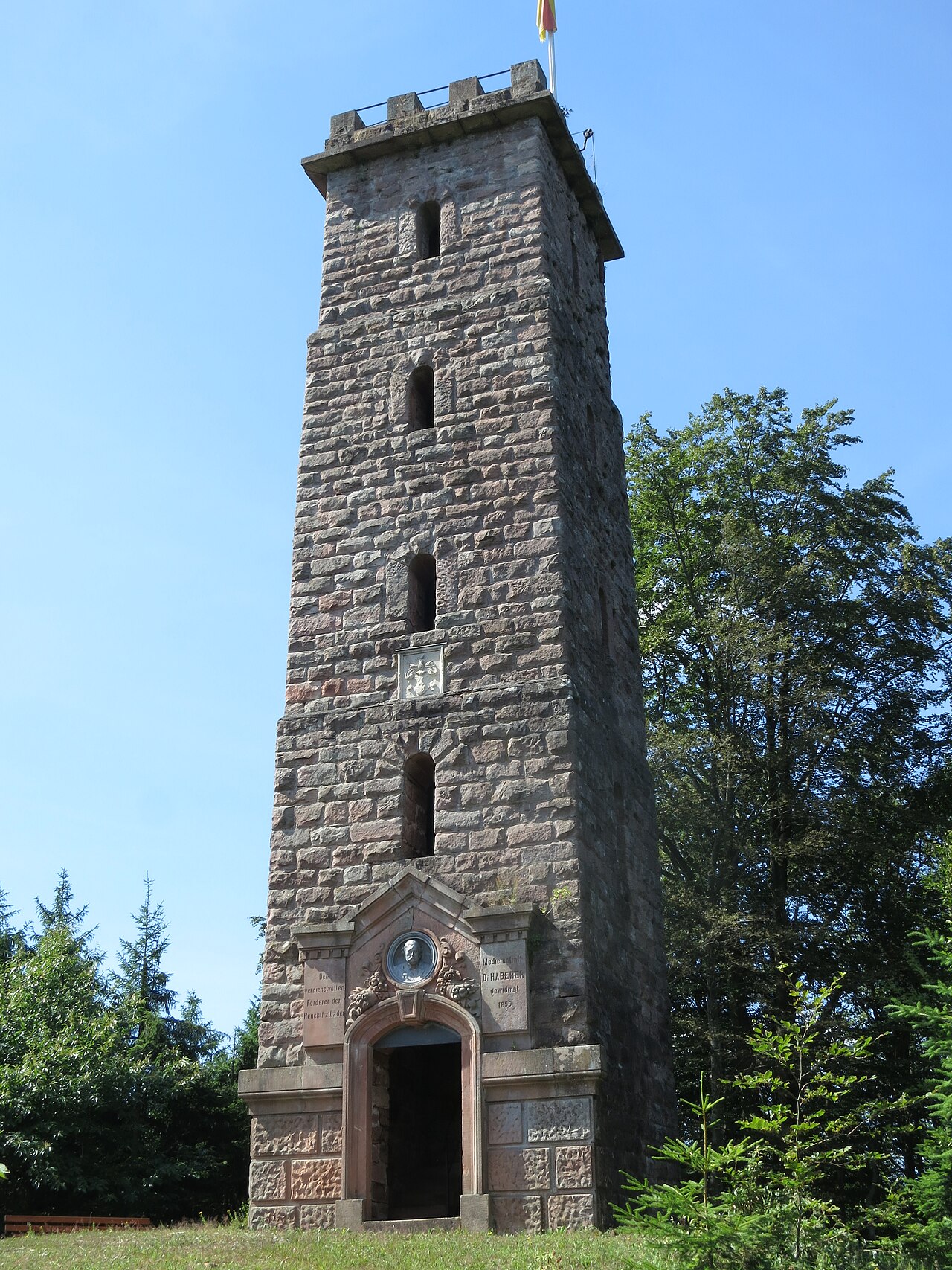 Habererturm auf dem Kreuzkopf bei Bad Griesbach im Schwarzwald