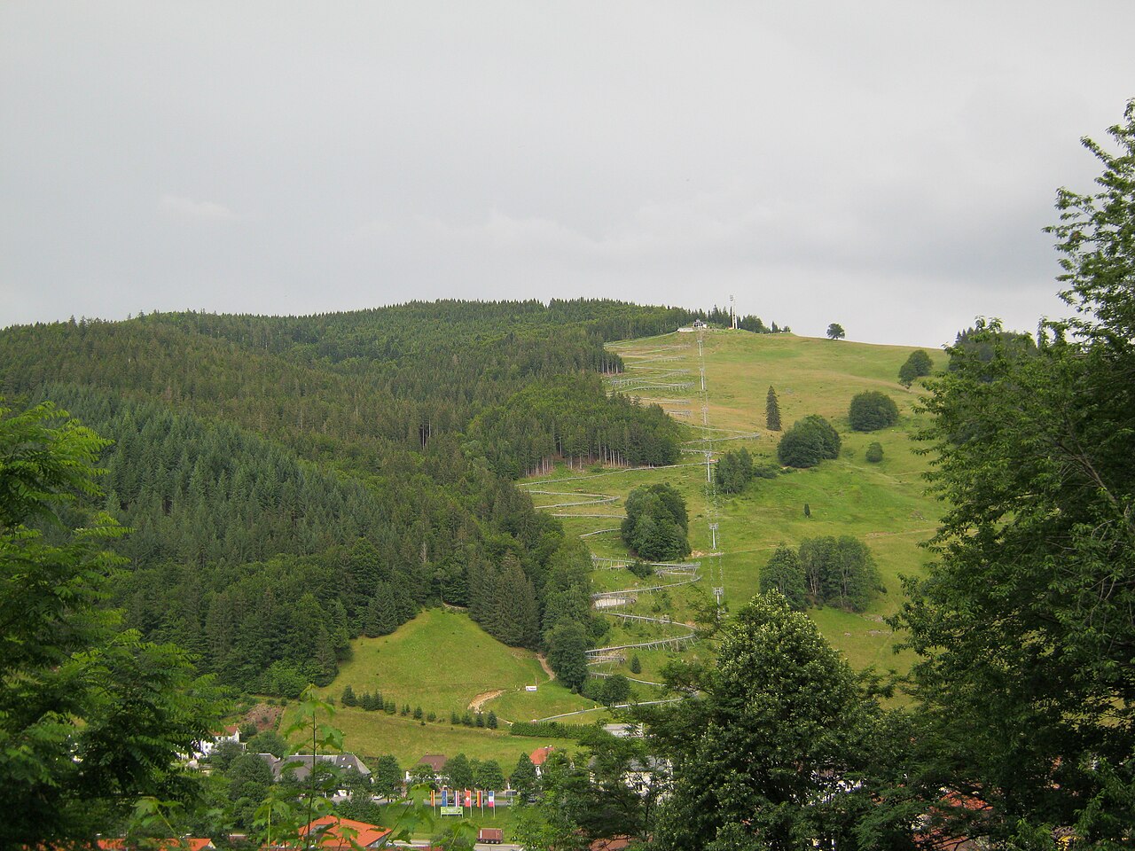 The "Hasenhorn" is a mountain in the Black Forest in Germany, Baden-Württemberg