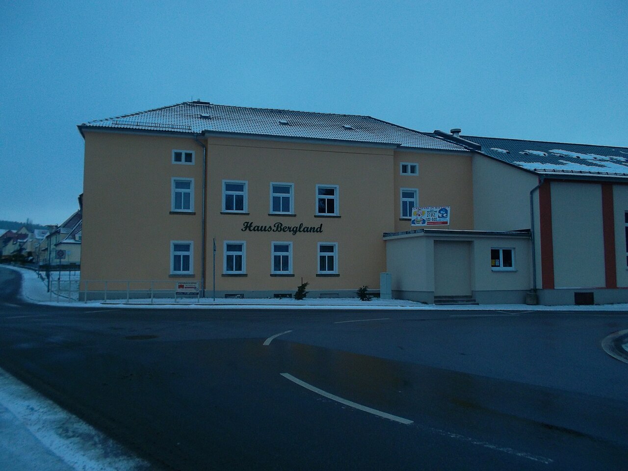 Frontansicht des Haus Bergland in Wilthen