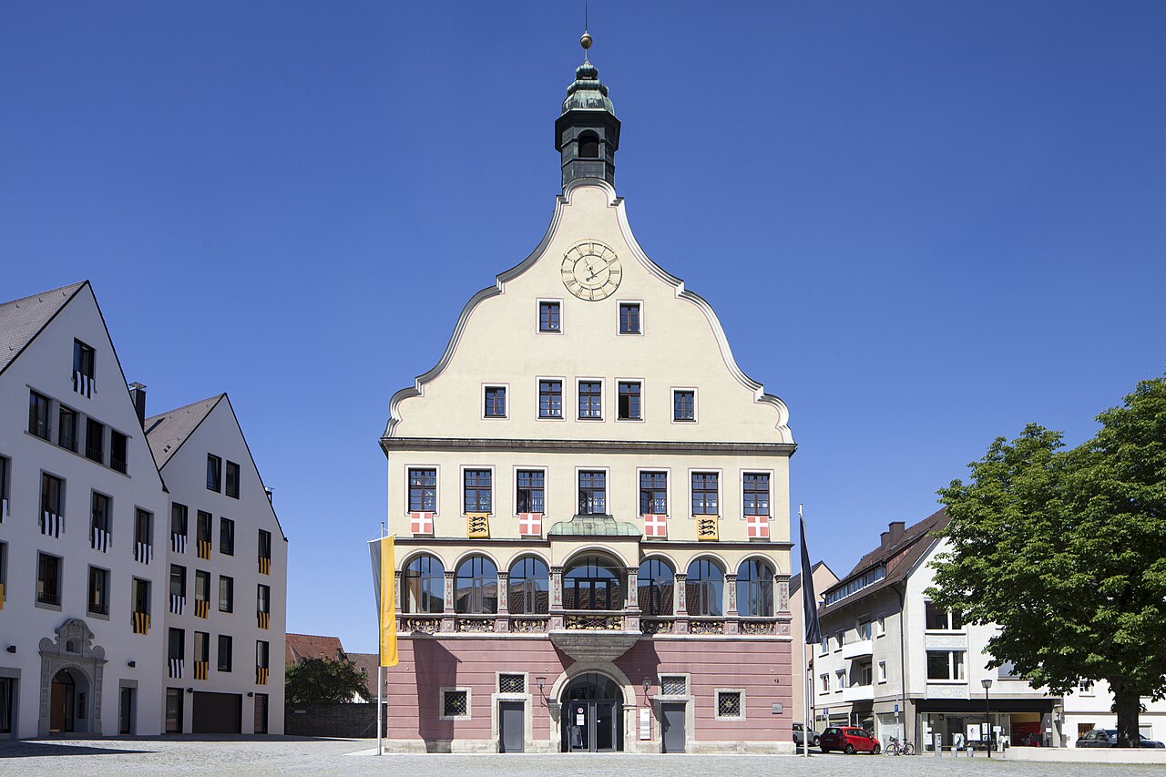Das Schwörhaus in Ulm, Sitz des Haus der Stadtgeschichte - Stadtarchiv Ulm