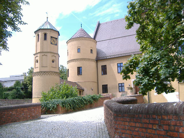 Wertingen castle, seen from south