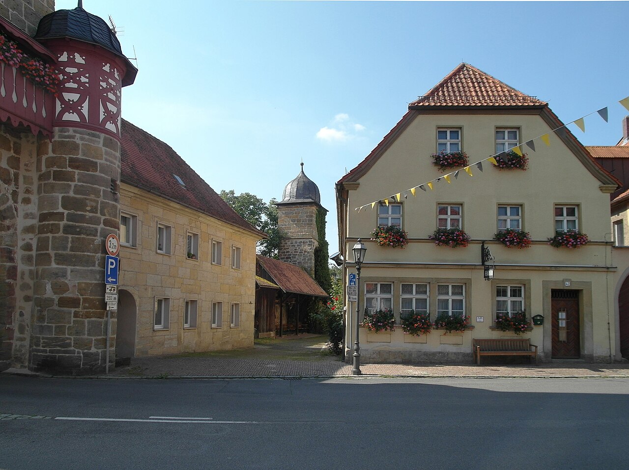 Heimatmuseum Ebern neben dem Grauturm