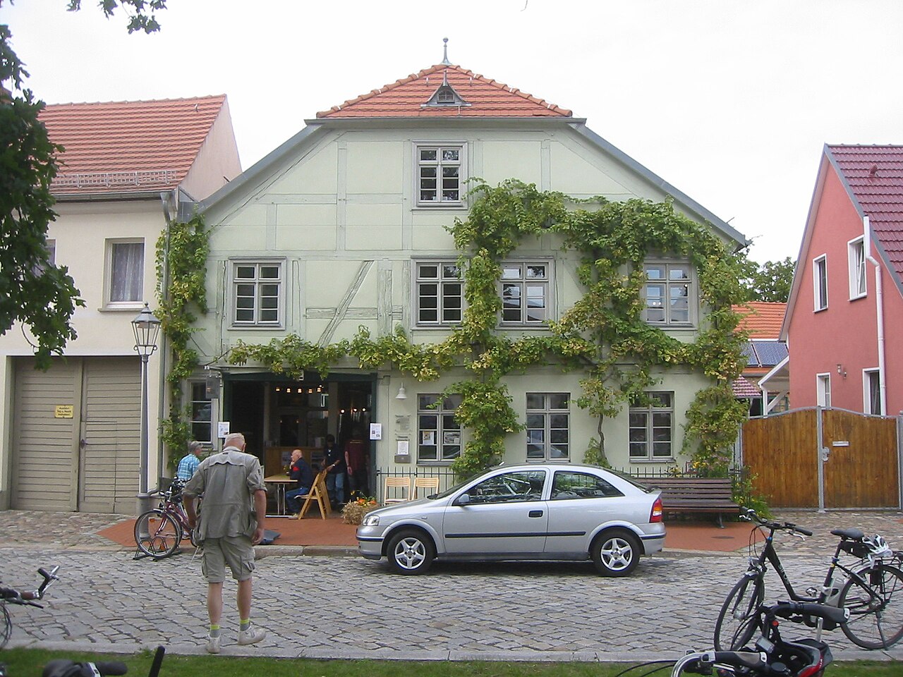 Denkmalgeschütztes Haus am Salzmarkt 5 in Mittenwalde (Brandenburg)