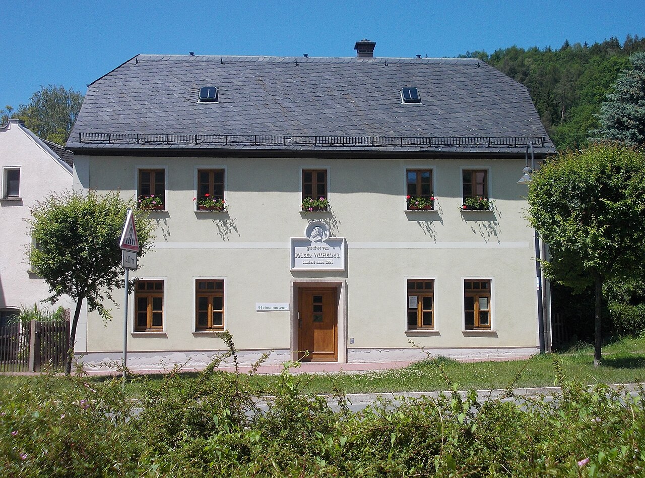 The Spittel , museum of local history in Berga (Greiz district, Thuringia)