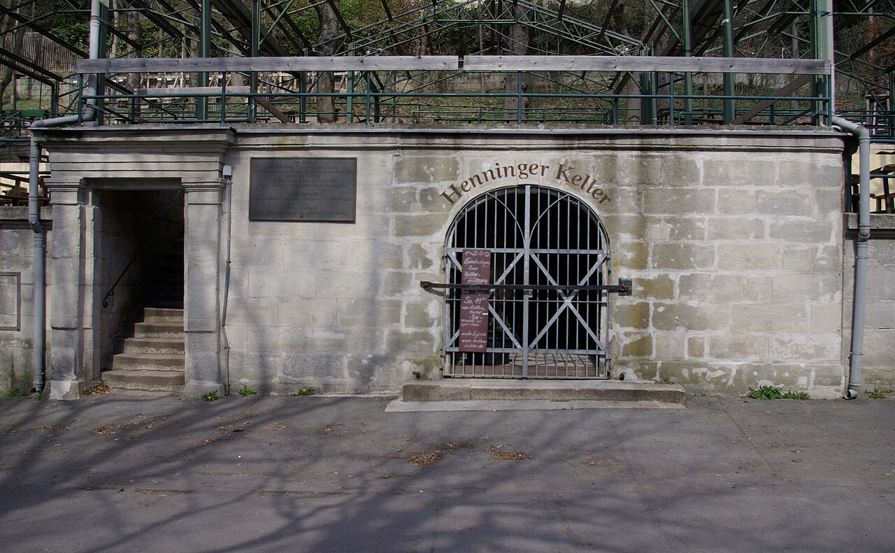 Henninger Keller auf den Gelände der Bergkirchweih in Erlangen