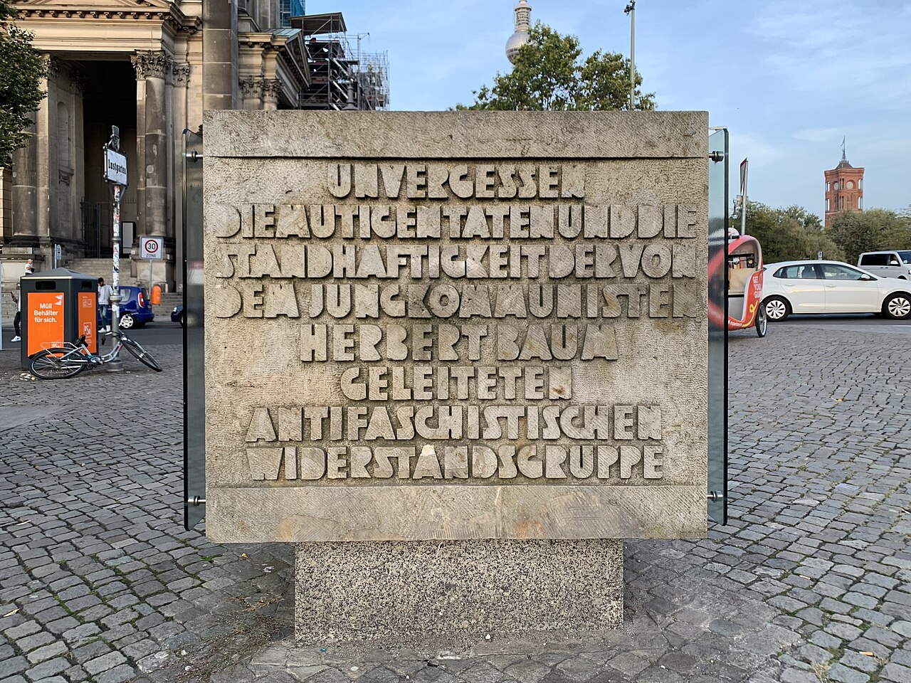 Herbert Baum Memorial Stone, Berlin