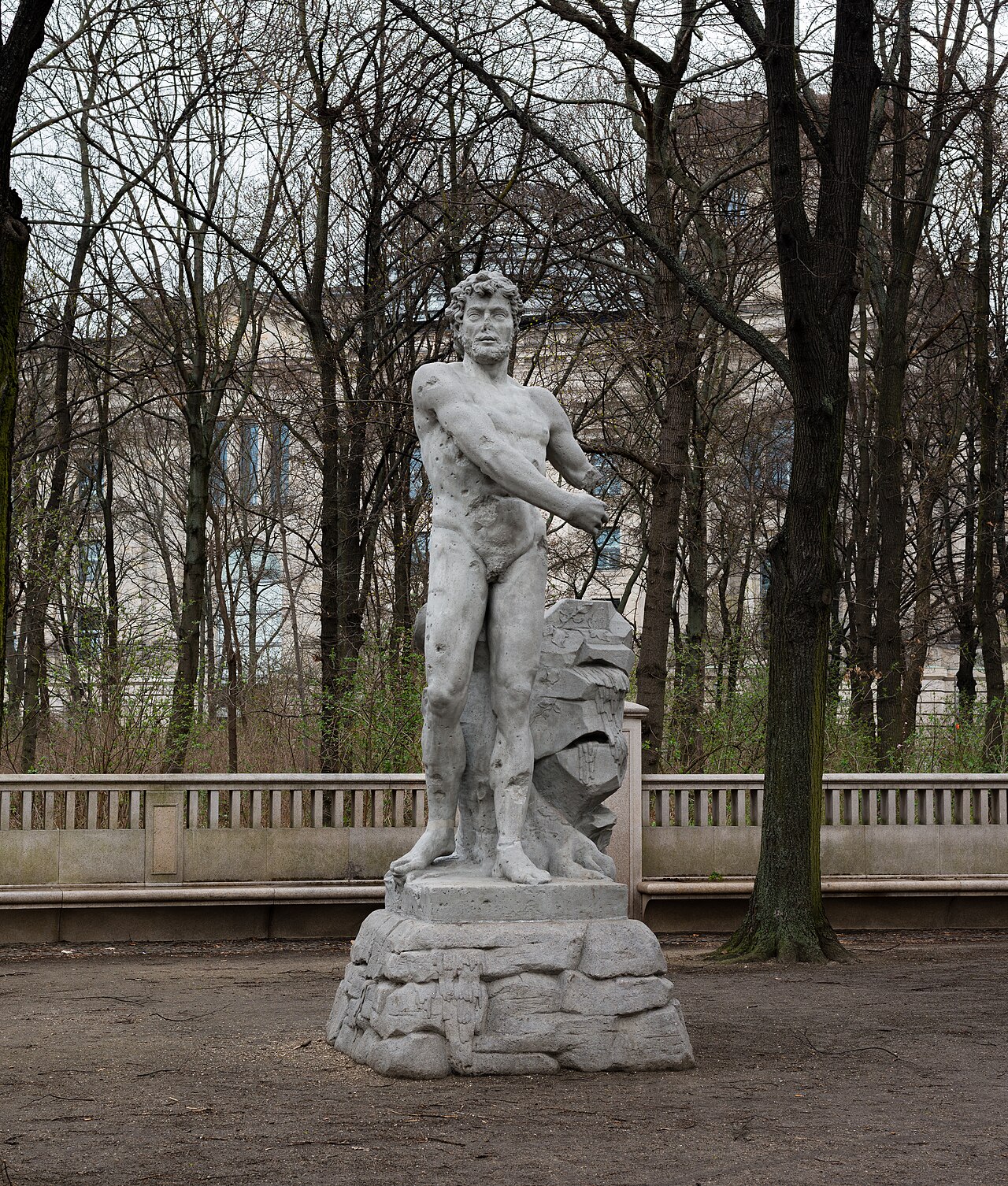 Statue of Hercules, Simsonweg, Berlin, Germany