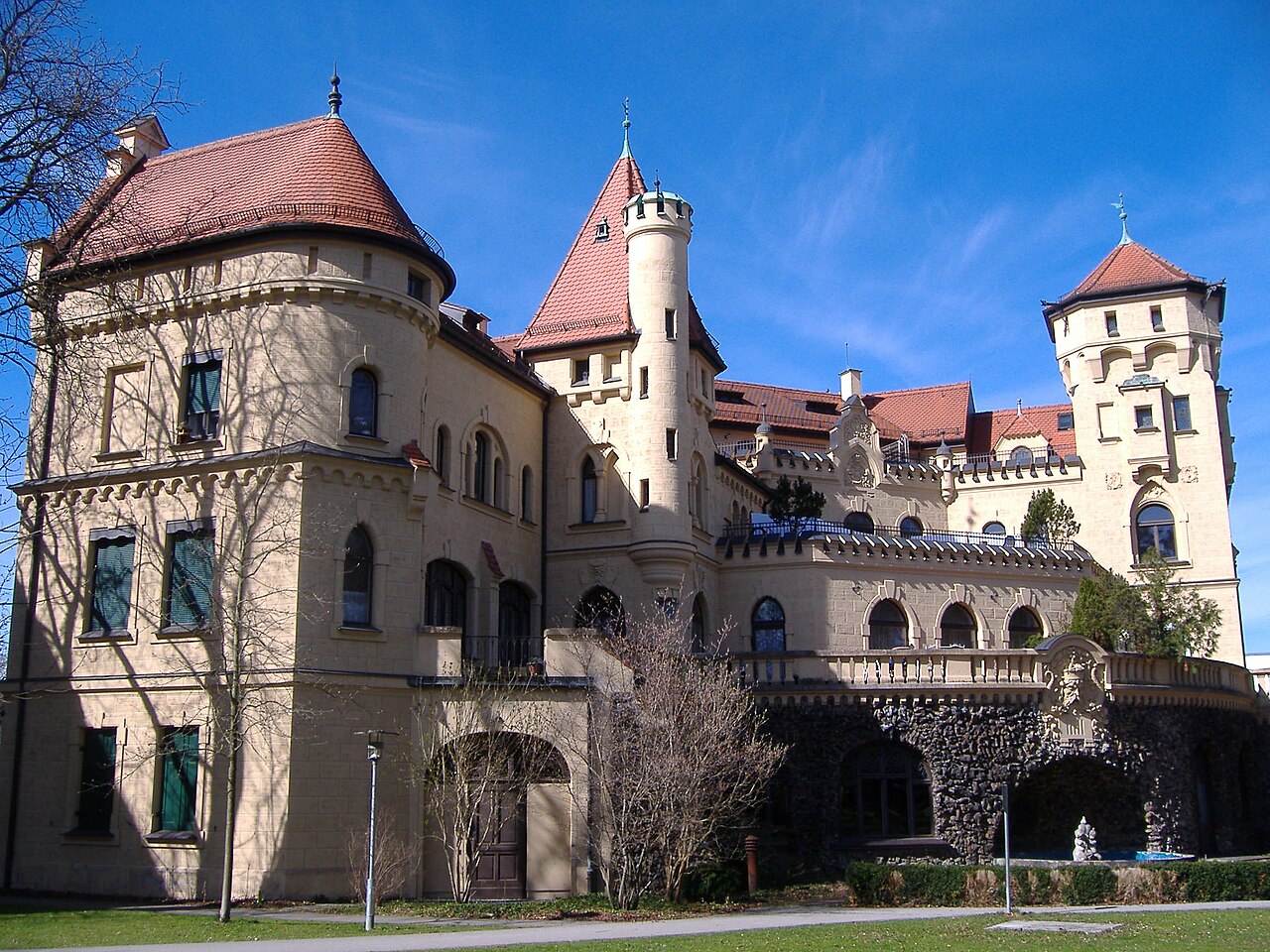 Hessingburg in Augsburg-Göggingen