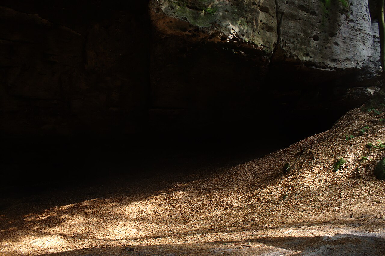 Hickehöhle cave in Germany